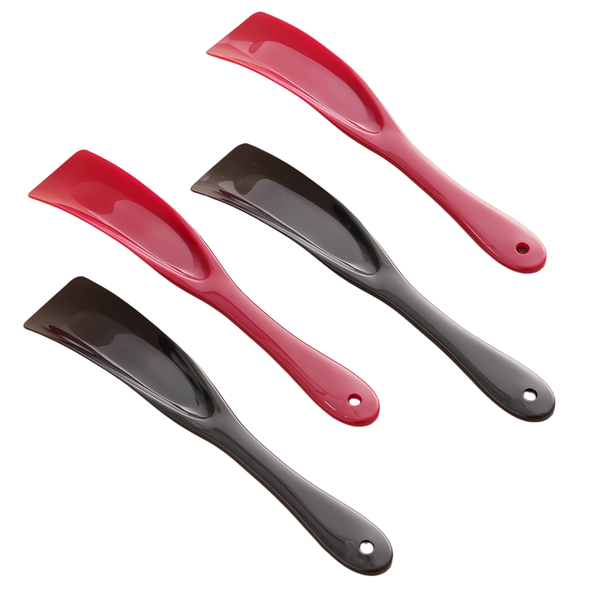 Durable Short Handle Plastic Shoe Horn Household Helper 4