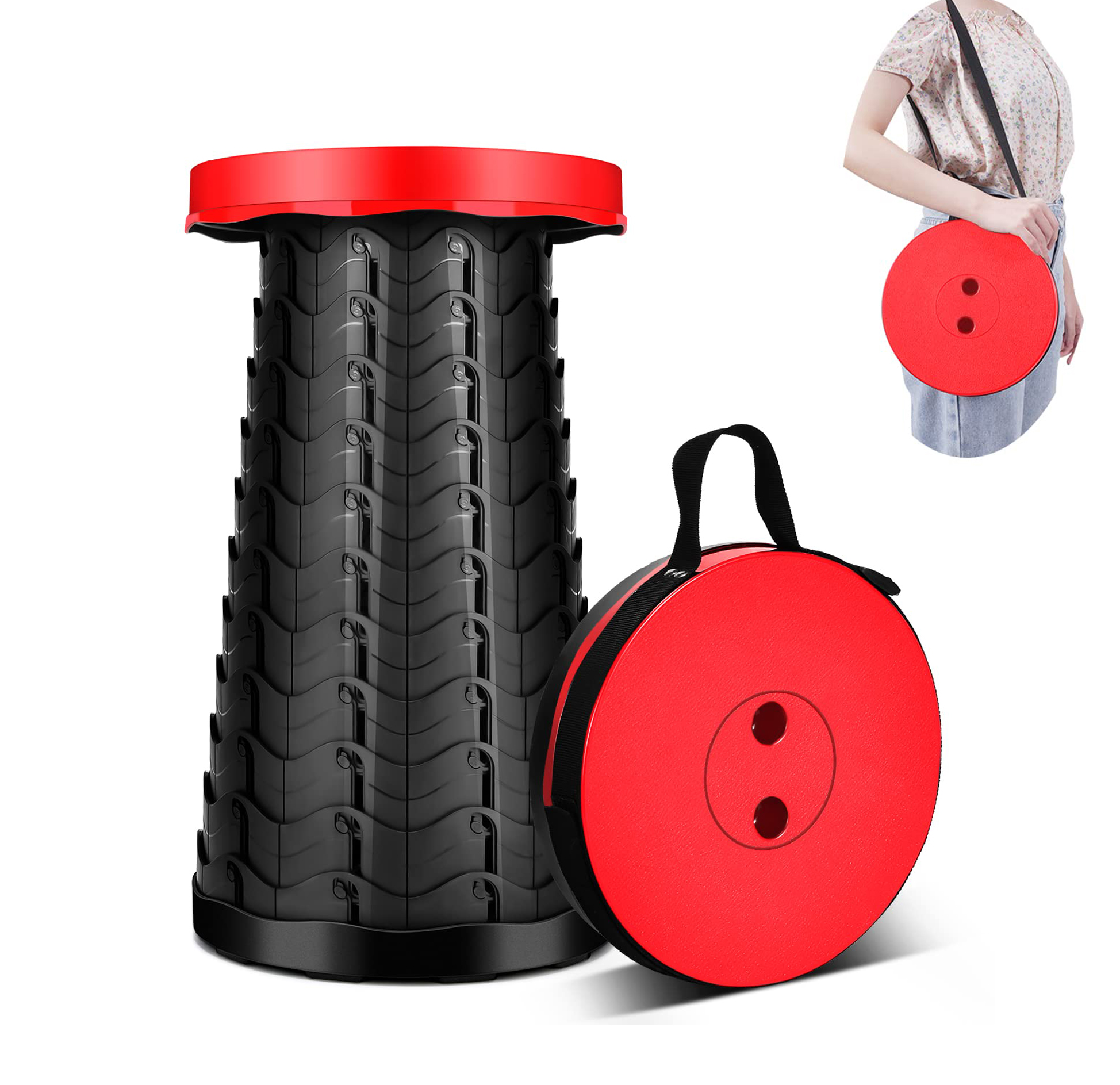 Portable Telescopic Folding Stool 1