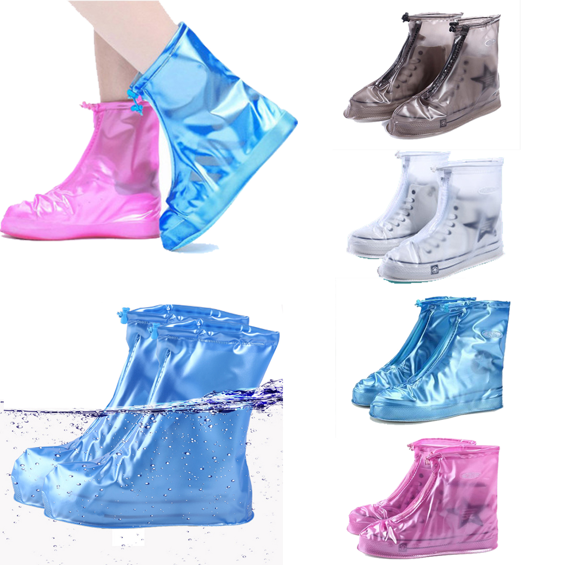 PVC Waterproof Rain Boot Shoe Covers 1