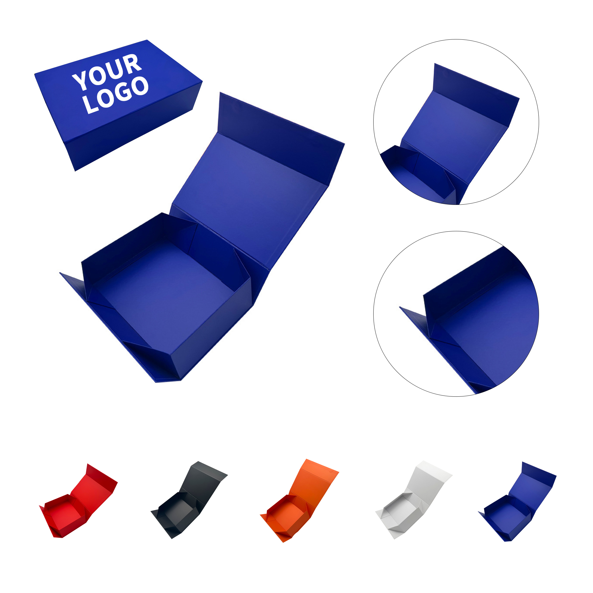 Foldable Magnetic Closure Gift Box 4
