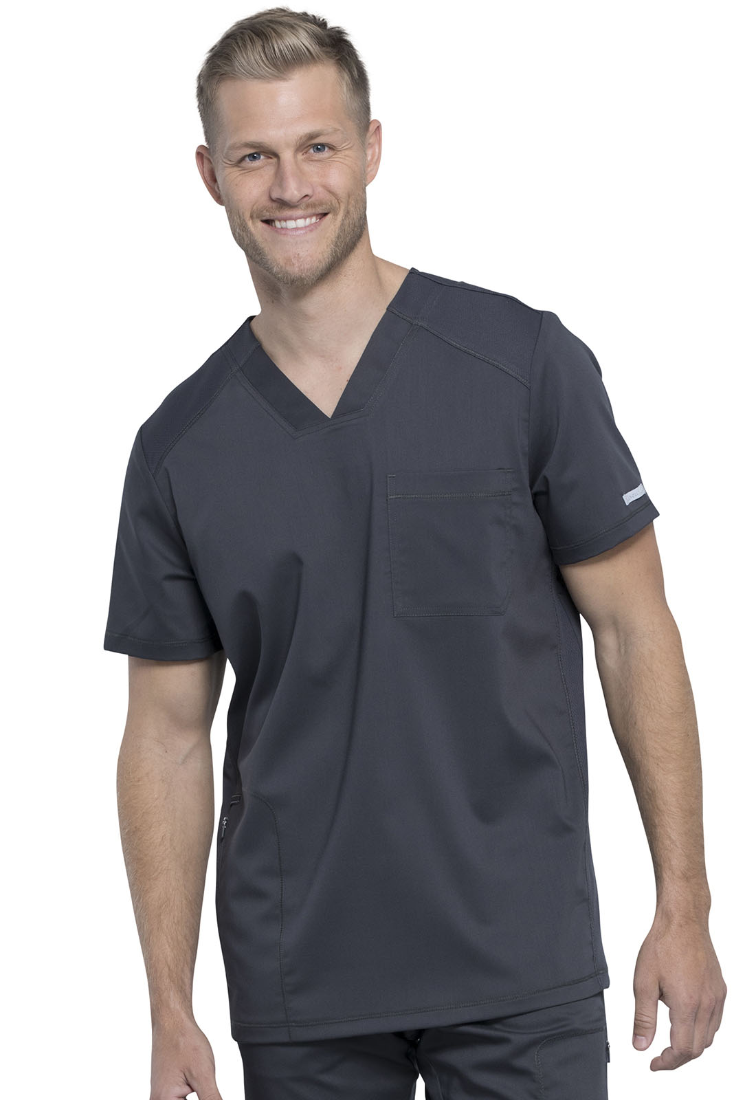 Cherokee - Workwear Revolution - Men's 2-Pocket V-Neck Top
