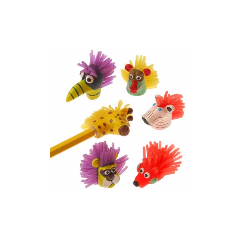 Wild Animal Pencil Toppers - Assorted 2