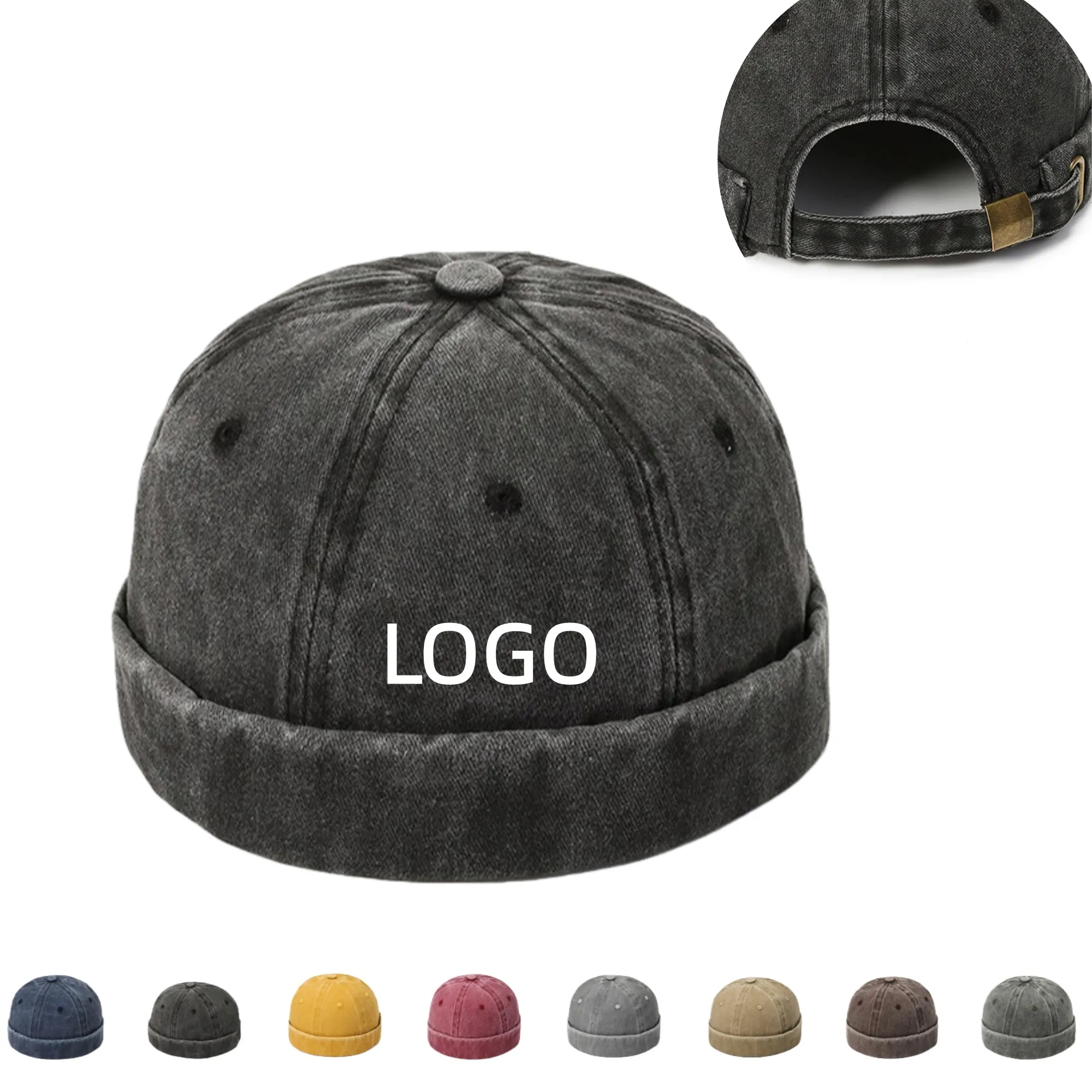Vintage Denim Flat Hat Newsboy Paperboy Cap Hip Hop Beanie