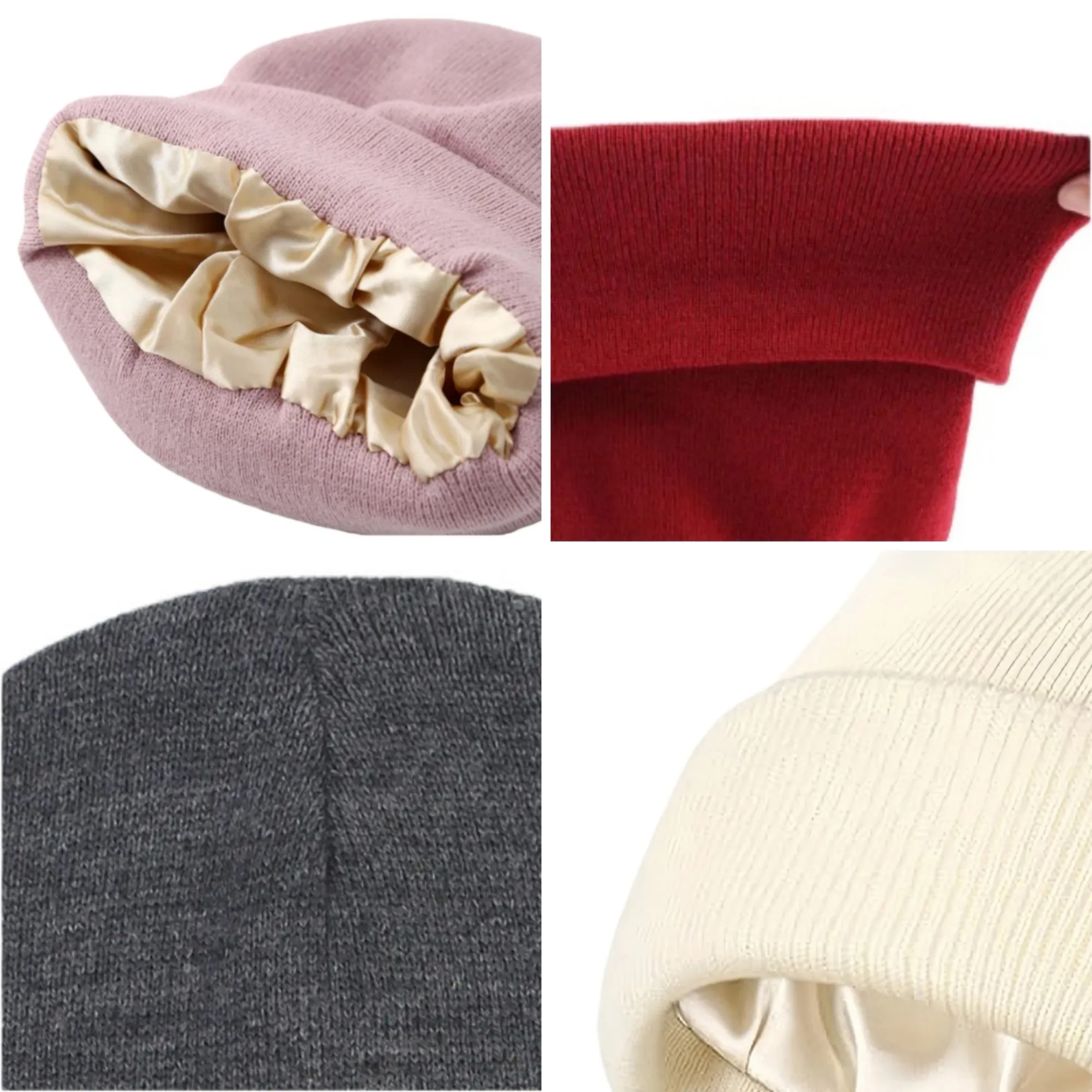 Custom Logo Knit Beanie Winter Warm Hat Unisex 2