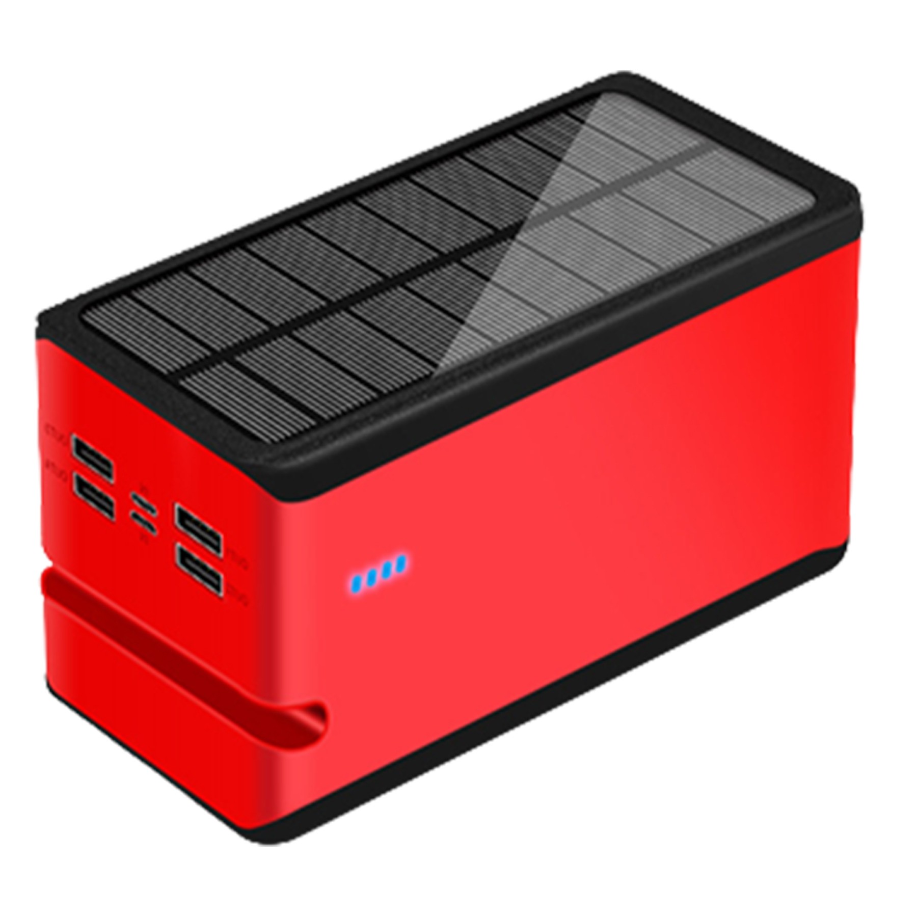 100000Mah Solar Power Bank Flashlight 2