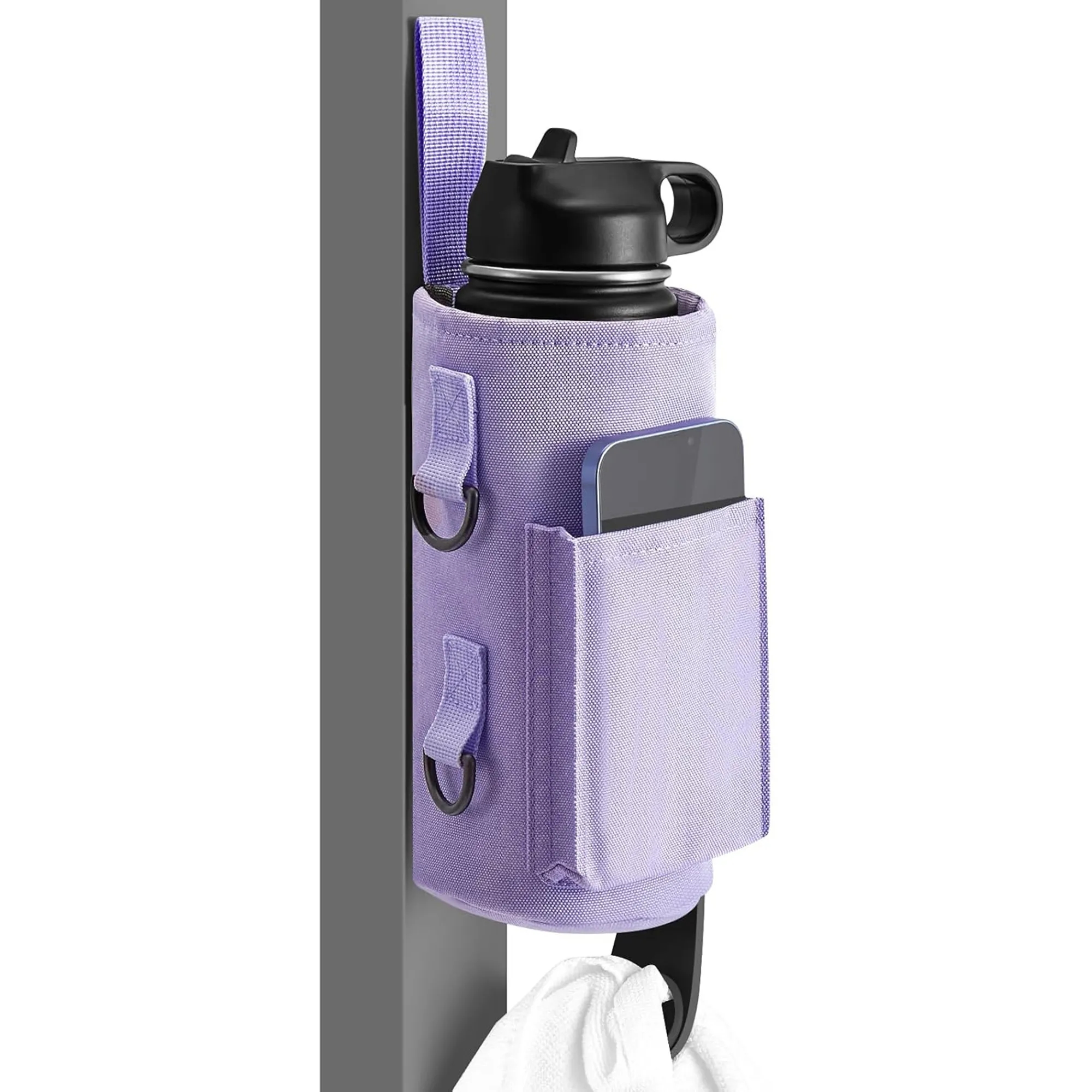 Magnetic Closure Water Bottle Holder Crossbody Bag 5