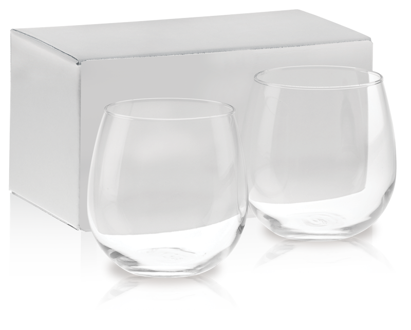 16.75 oz. Stemless Red Wine Gift Set 3