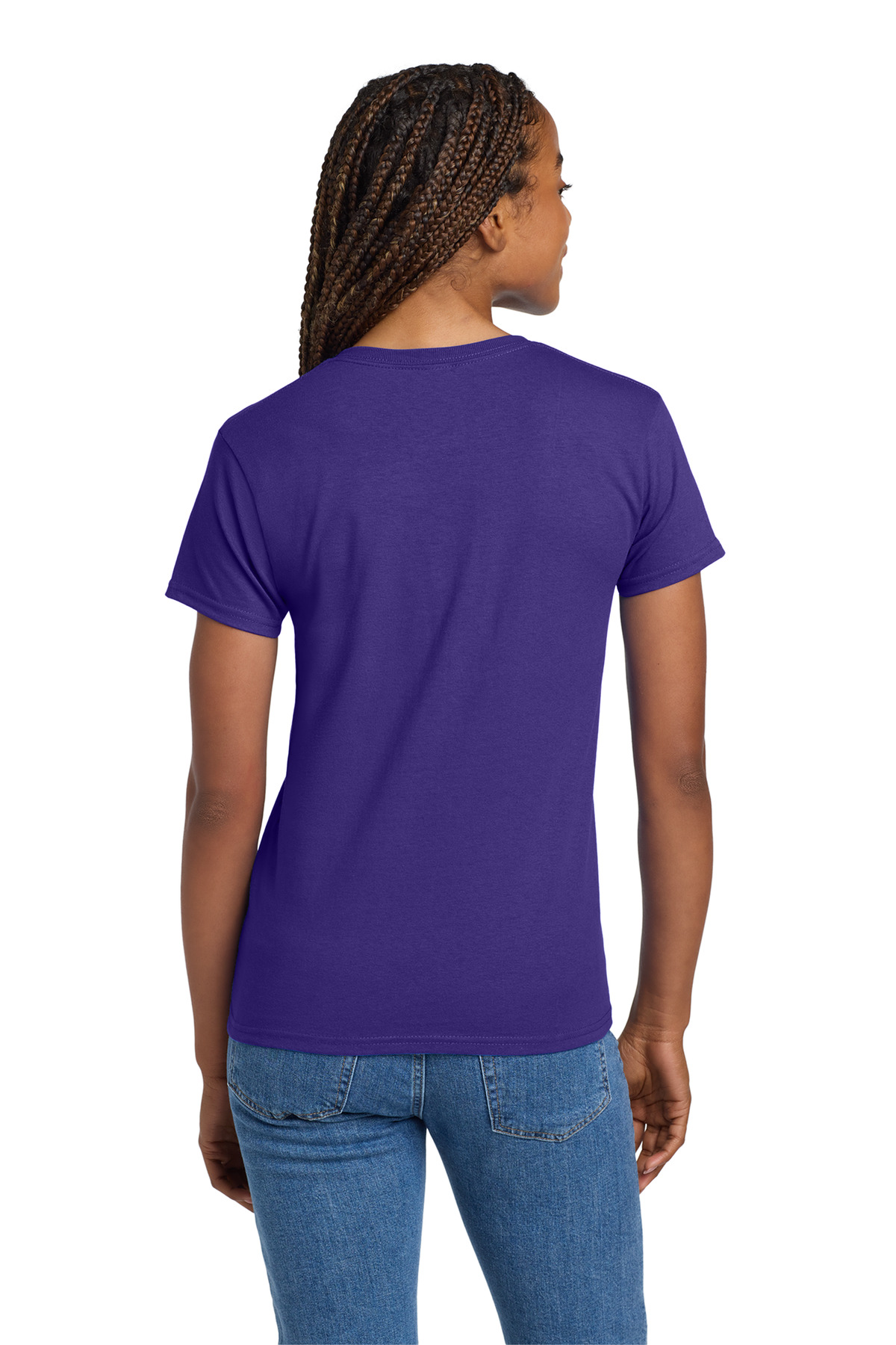 Gildan Women's Ultra Cotton 100% US Cotton T-Shirt. 2000L 128