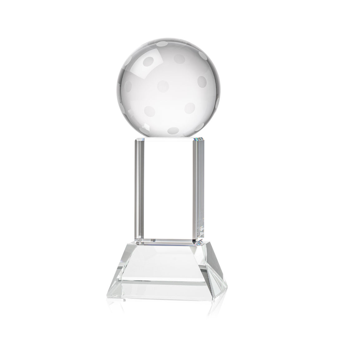Pickleball VividPrint™ Award on Stowe Base - Clear 6