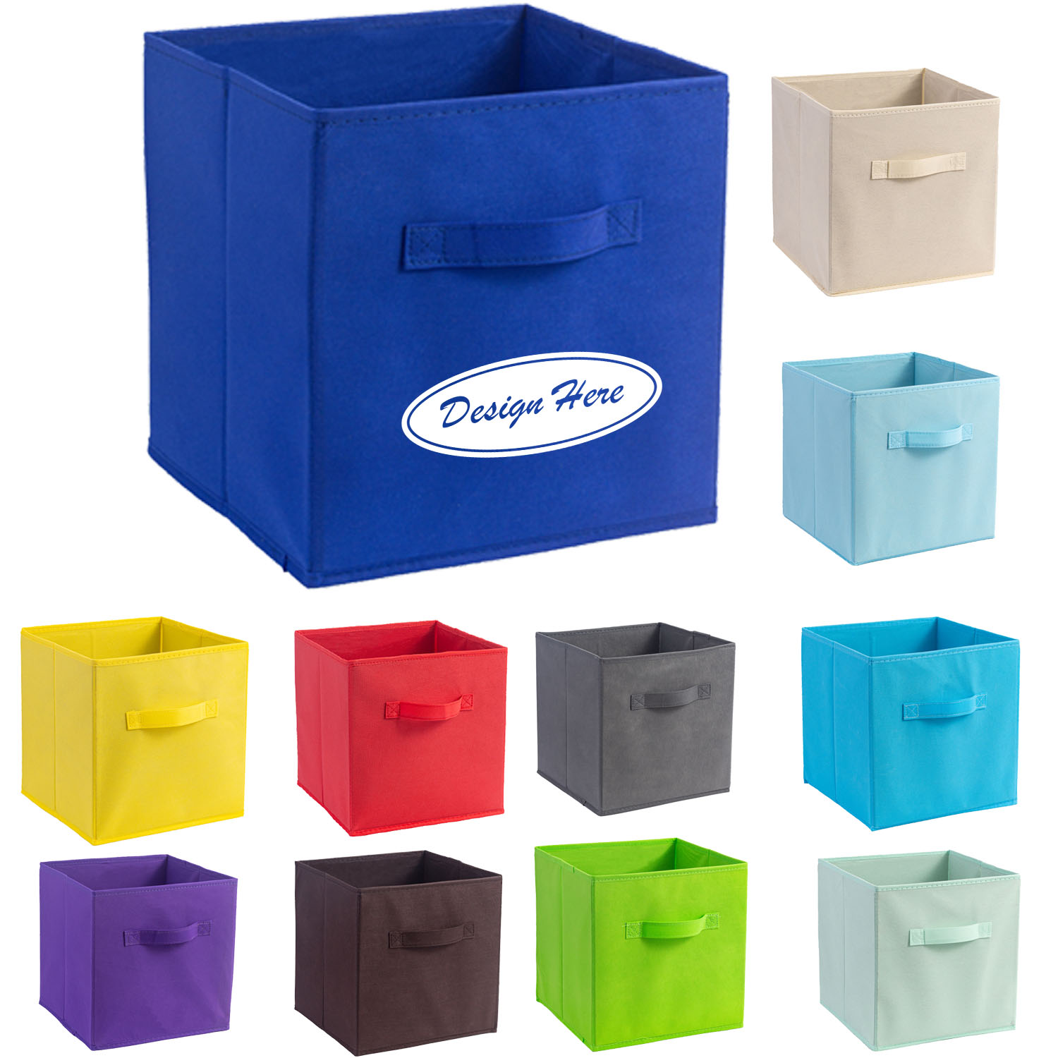 Square Folding Storage Box with Handle for Easy Organization 6