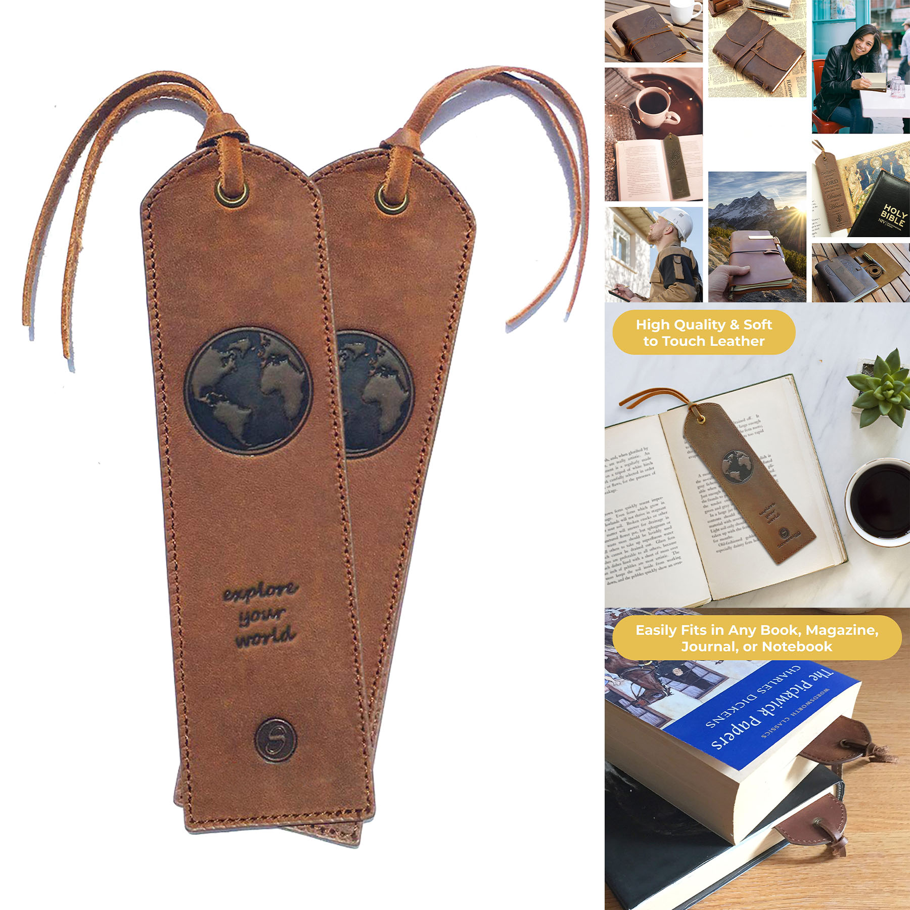 Leather Bookmark
