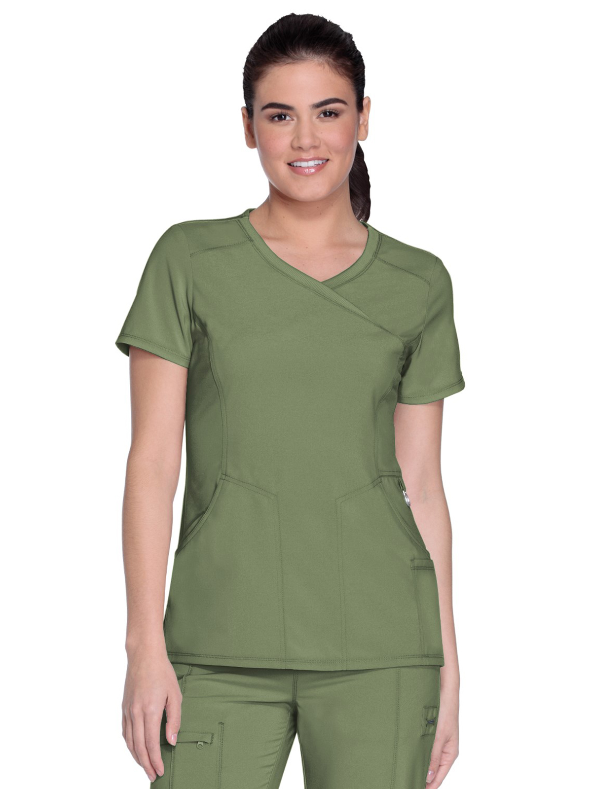 Infinity - Women's 4 Pocket Mock Wrap Top 5
