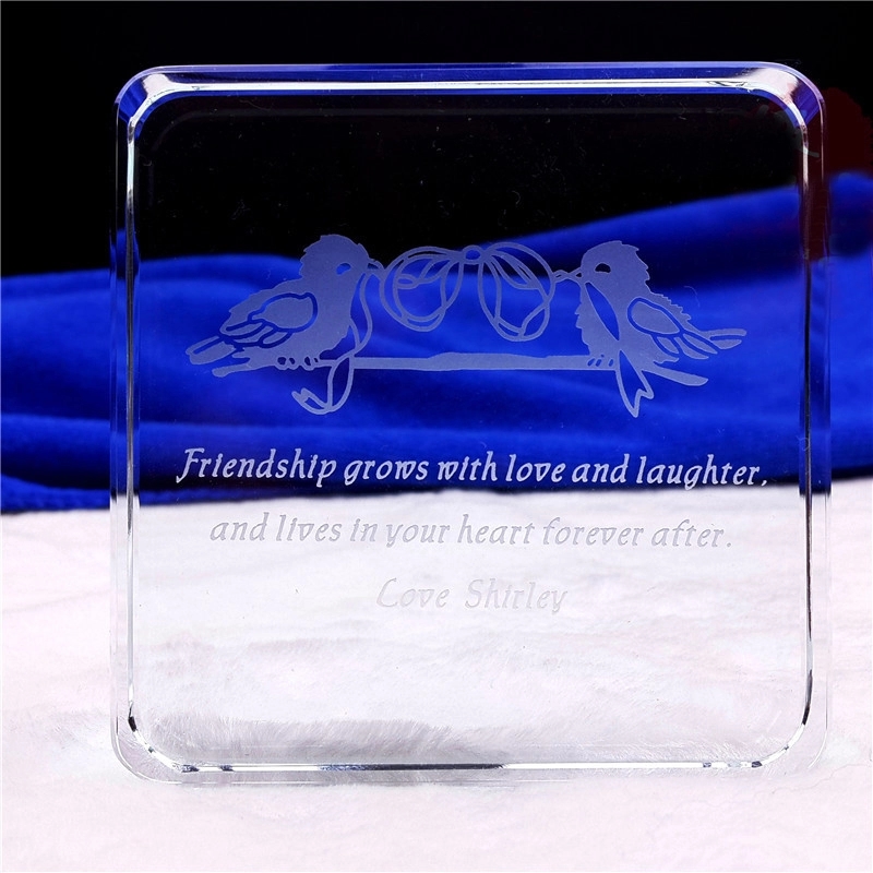 Crystal Square Paperweight Awards 3