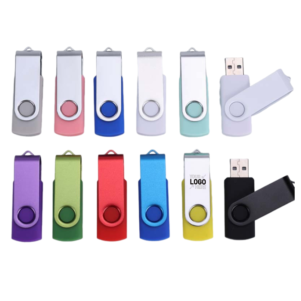 Metal Creative Rotating USB Disk 3