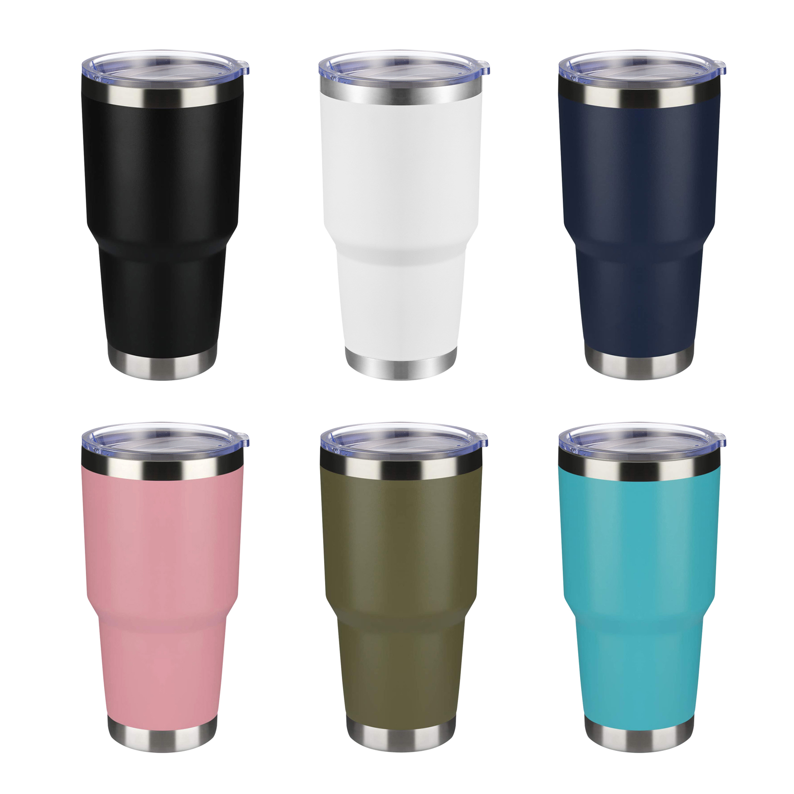 Oasis-XI 30 Oz. Stainless Steel Tumblers (Double Walled) 6