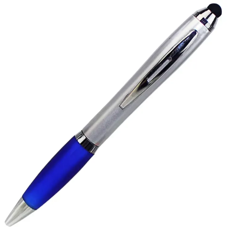 Click Satin Gray Finish Plastic Ballpoint Pen 2