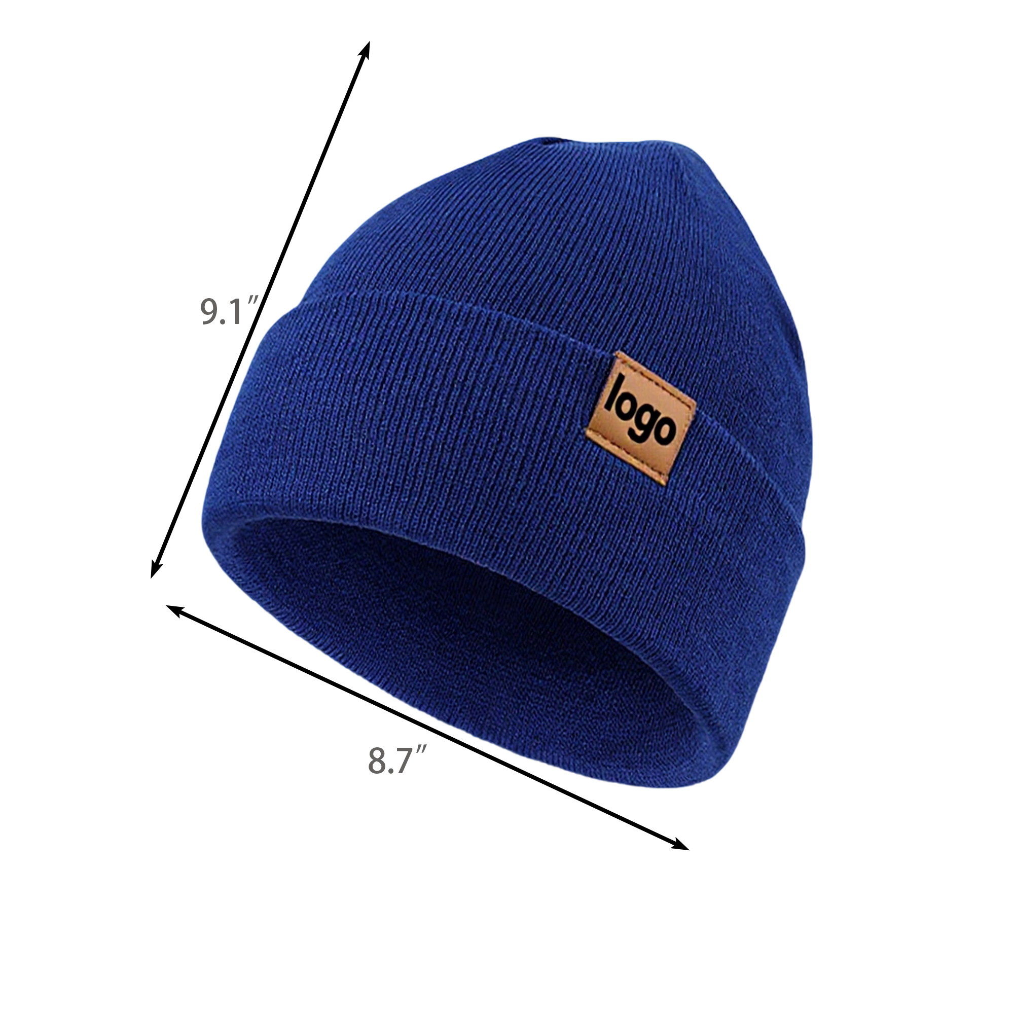 Simple Solid Color Knitted Hat 4