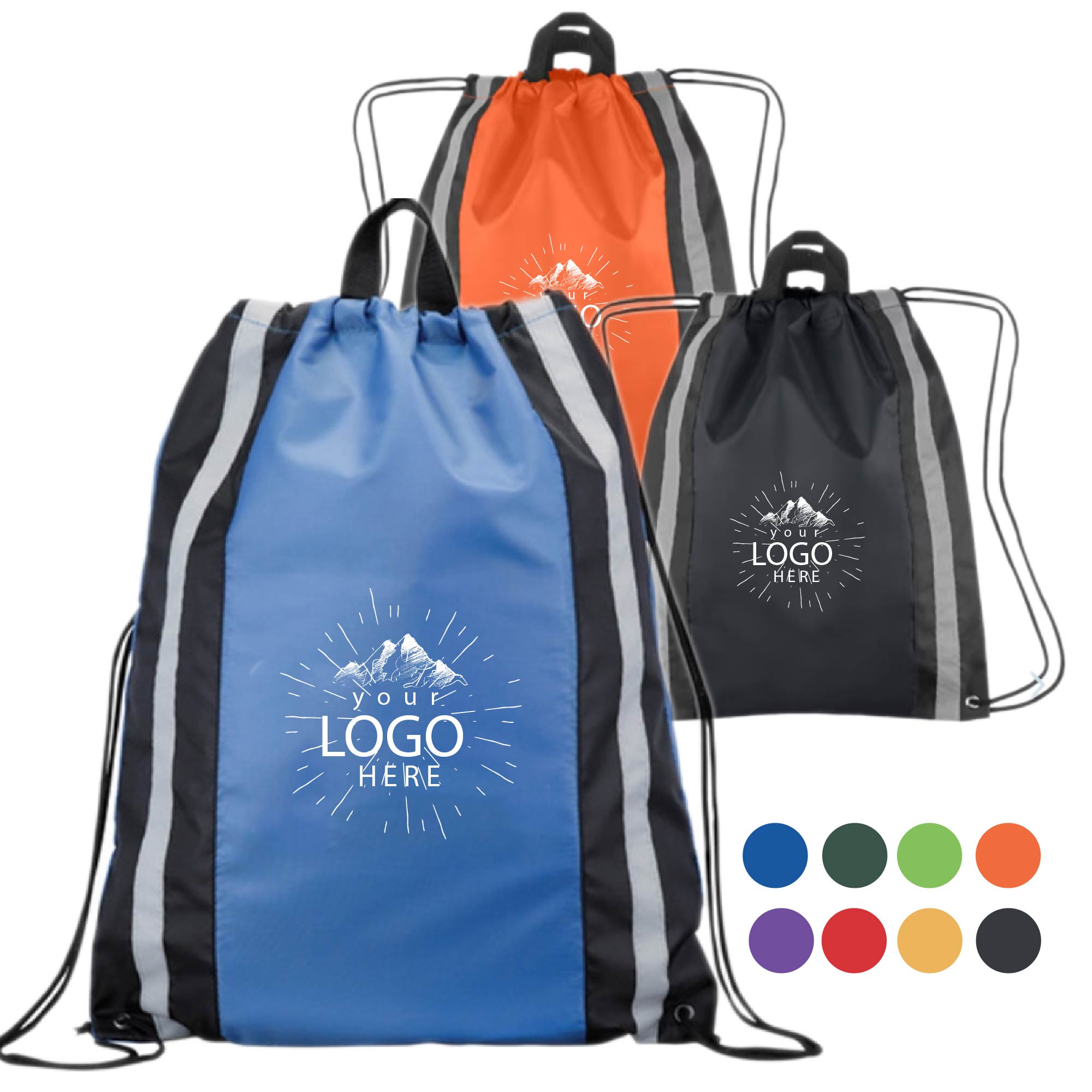 Vertical Reflective Backpack 2