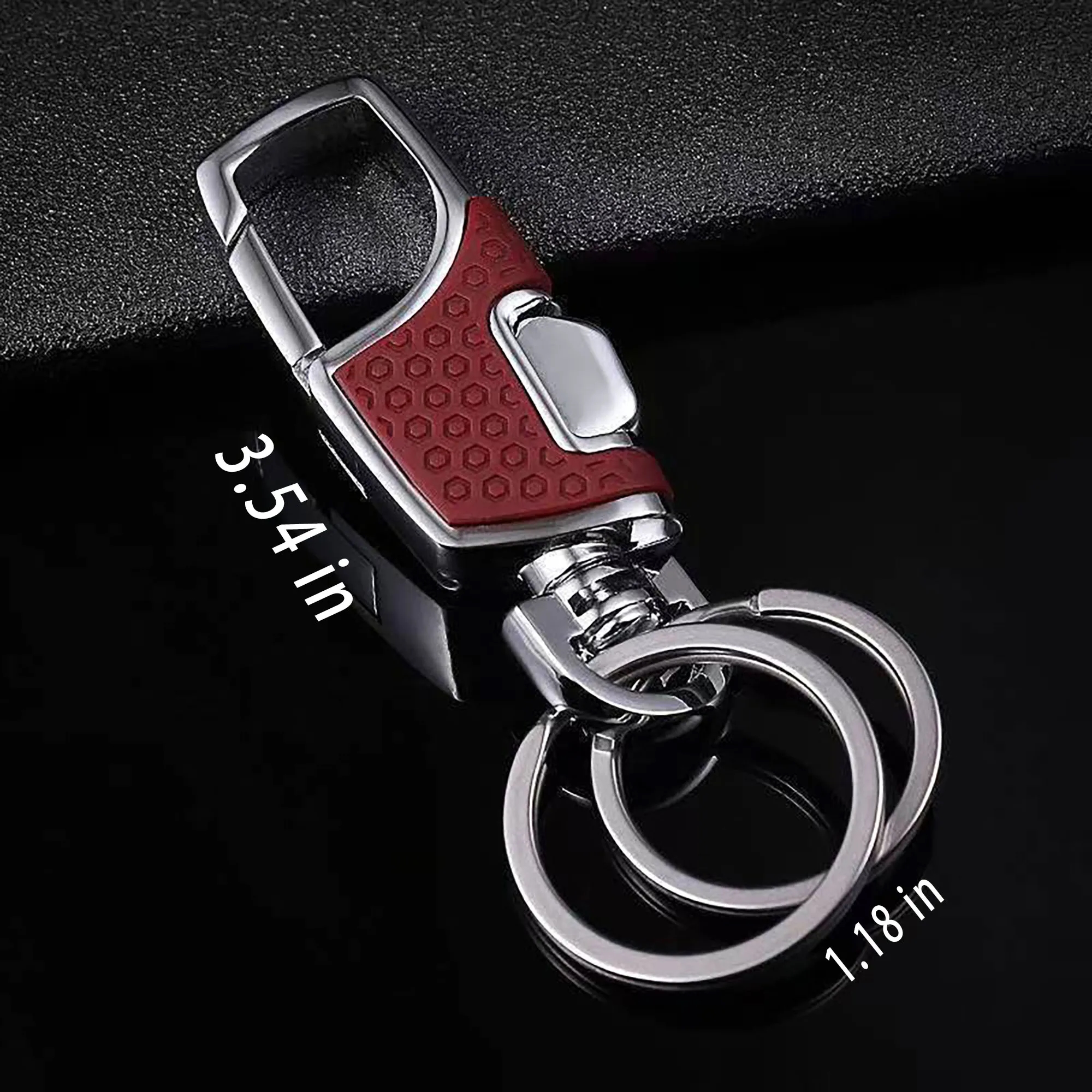 ABS Zinc Alloy Keychain With Logo For Carrying 3