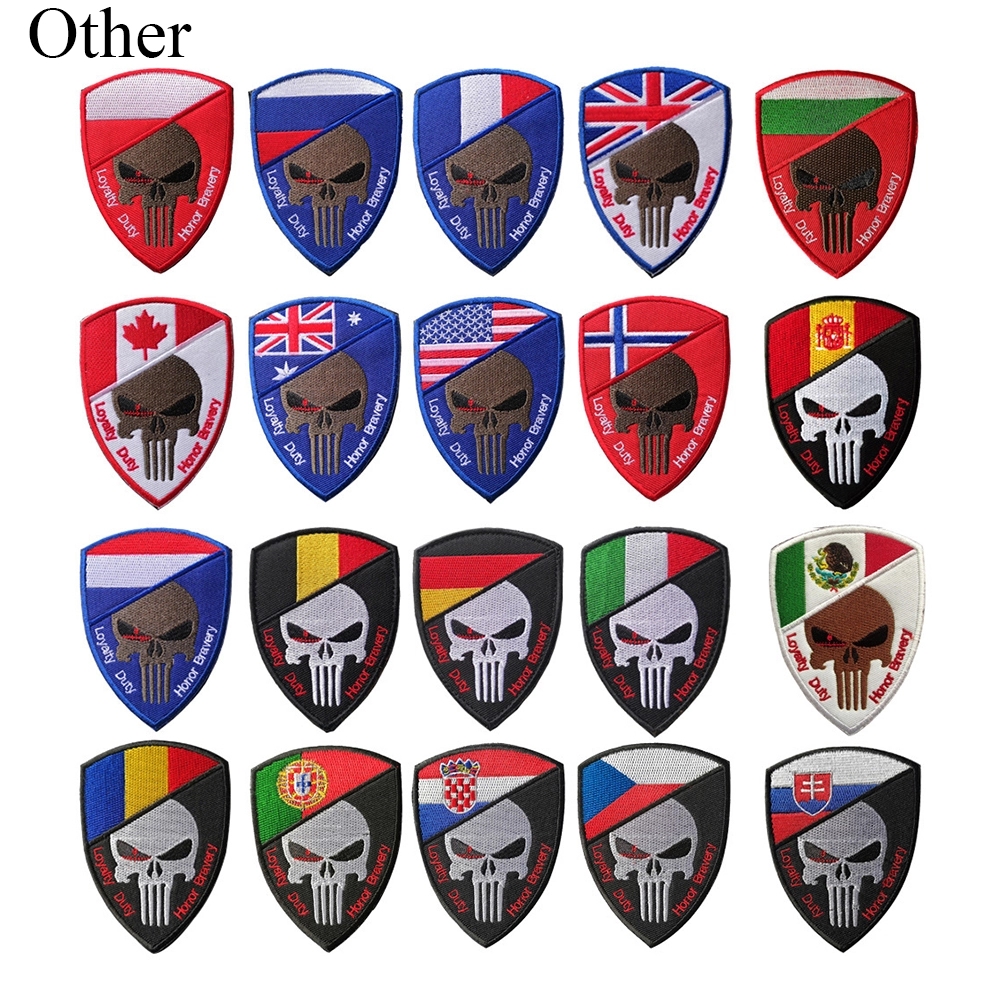 Custom Embroidered USA Flag Patches 15