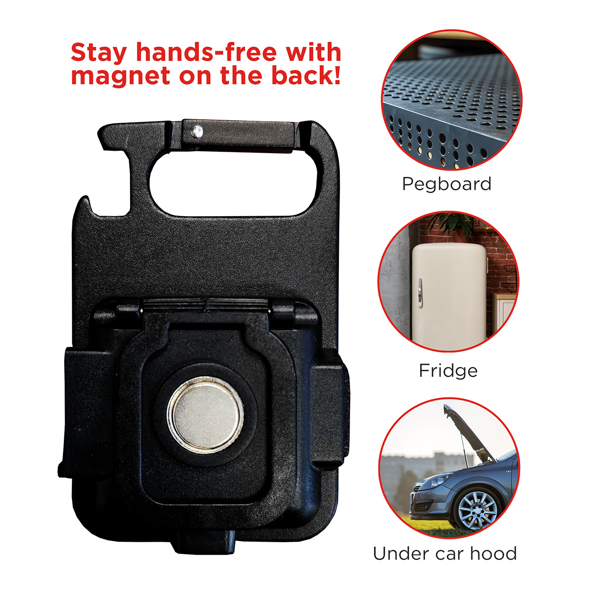 Best Buddy Tools® Northstar Rechargeable COB Light with Magnet & Stand 9