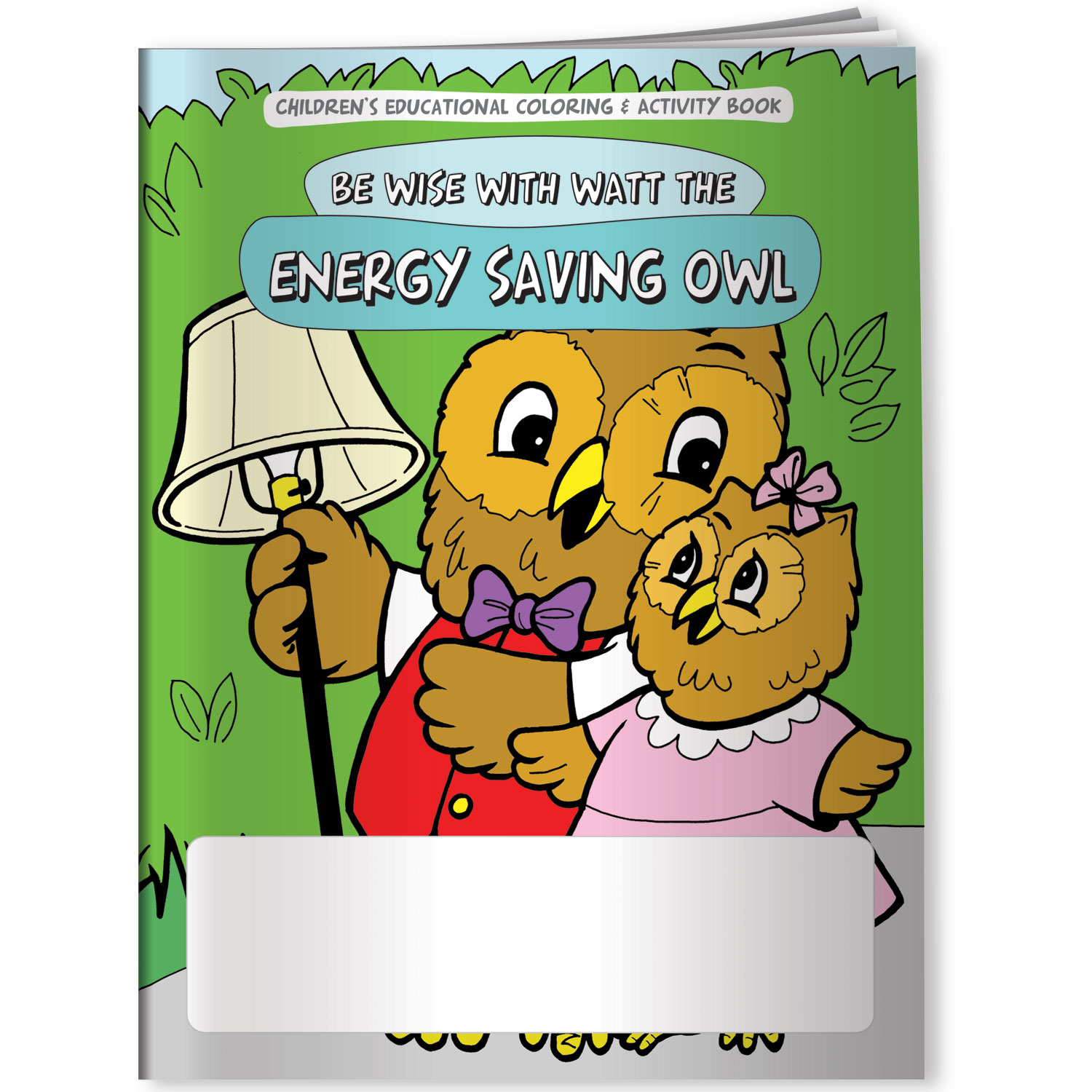 Coloring Book - Be Wise with Watt the Energy Saving Owl 2