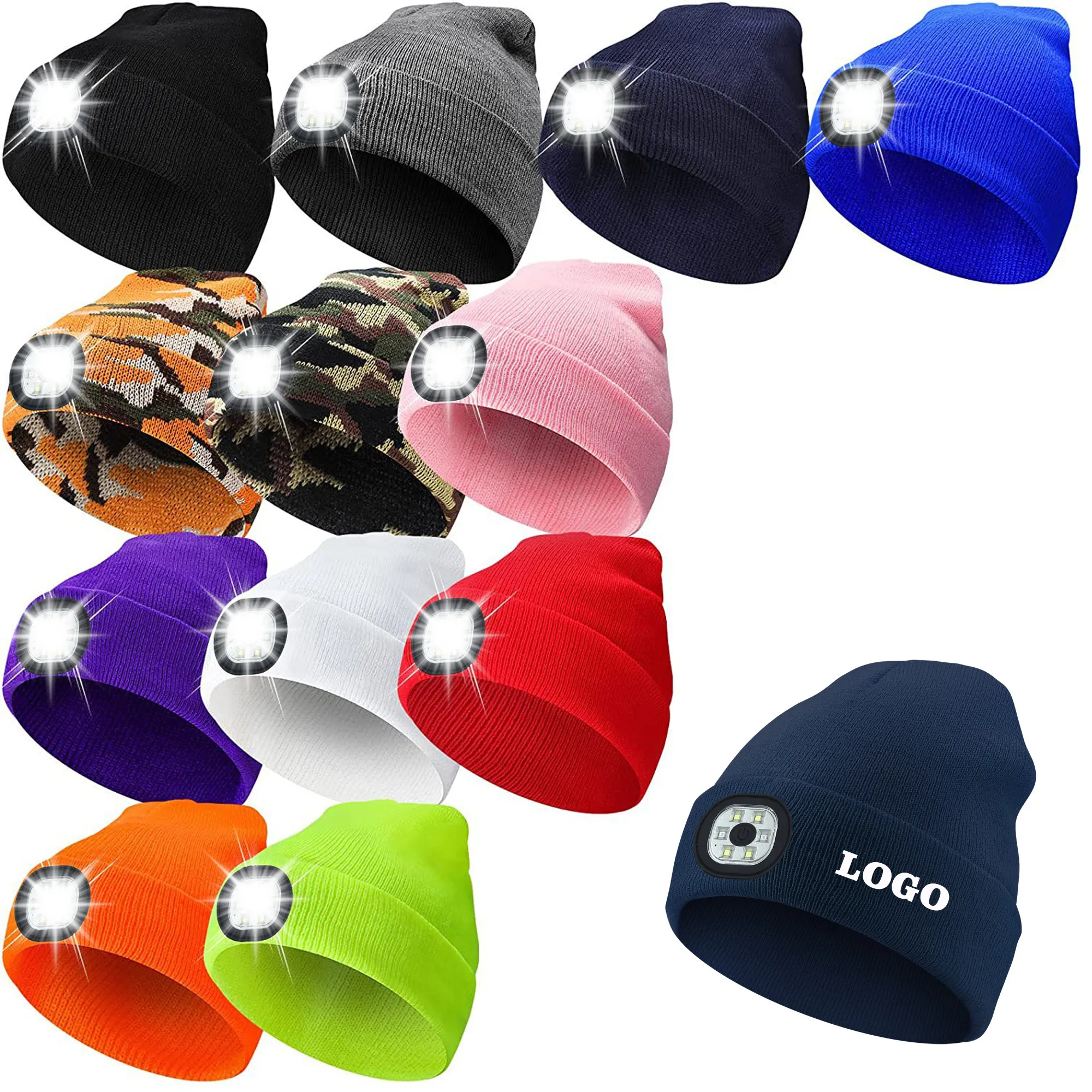 Rechargeable Led Beanie Hat