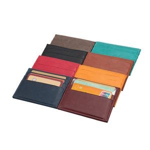 2 Sides Business PU Leather Card Holder With Wallet 28