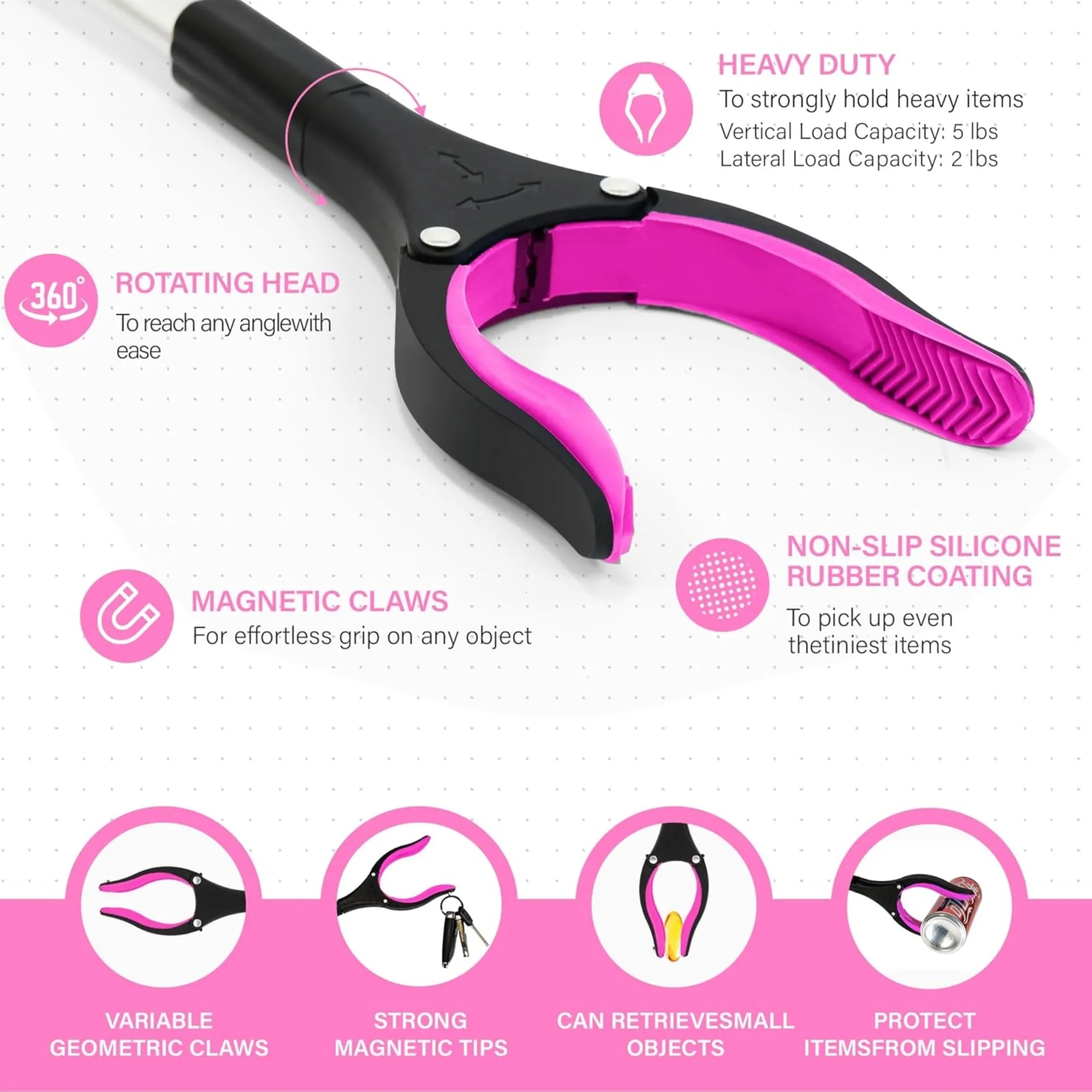Ergonomic grapple forehand tool 5