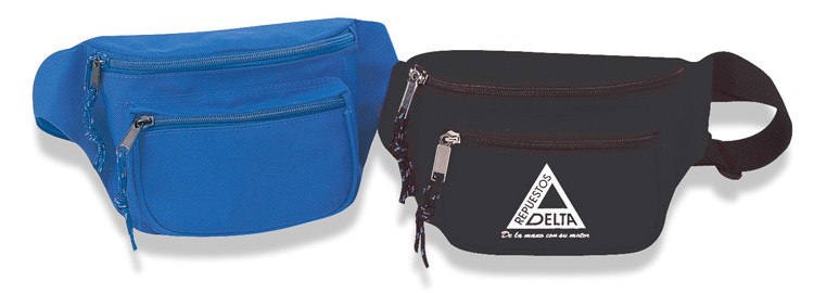 Poly Three-Zipper Fanny Pack 2