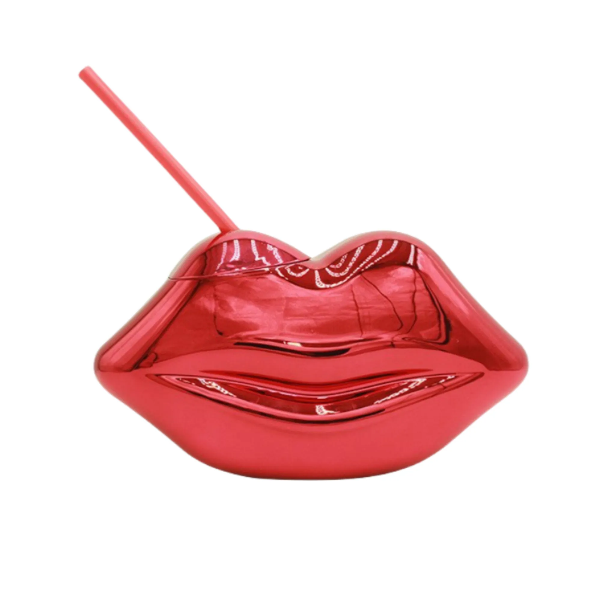 24oz Creative Electroplated Lip Straw Cup 3