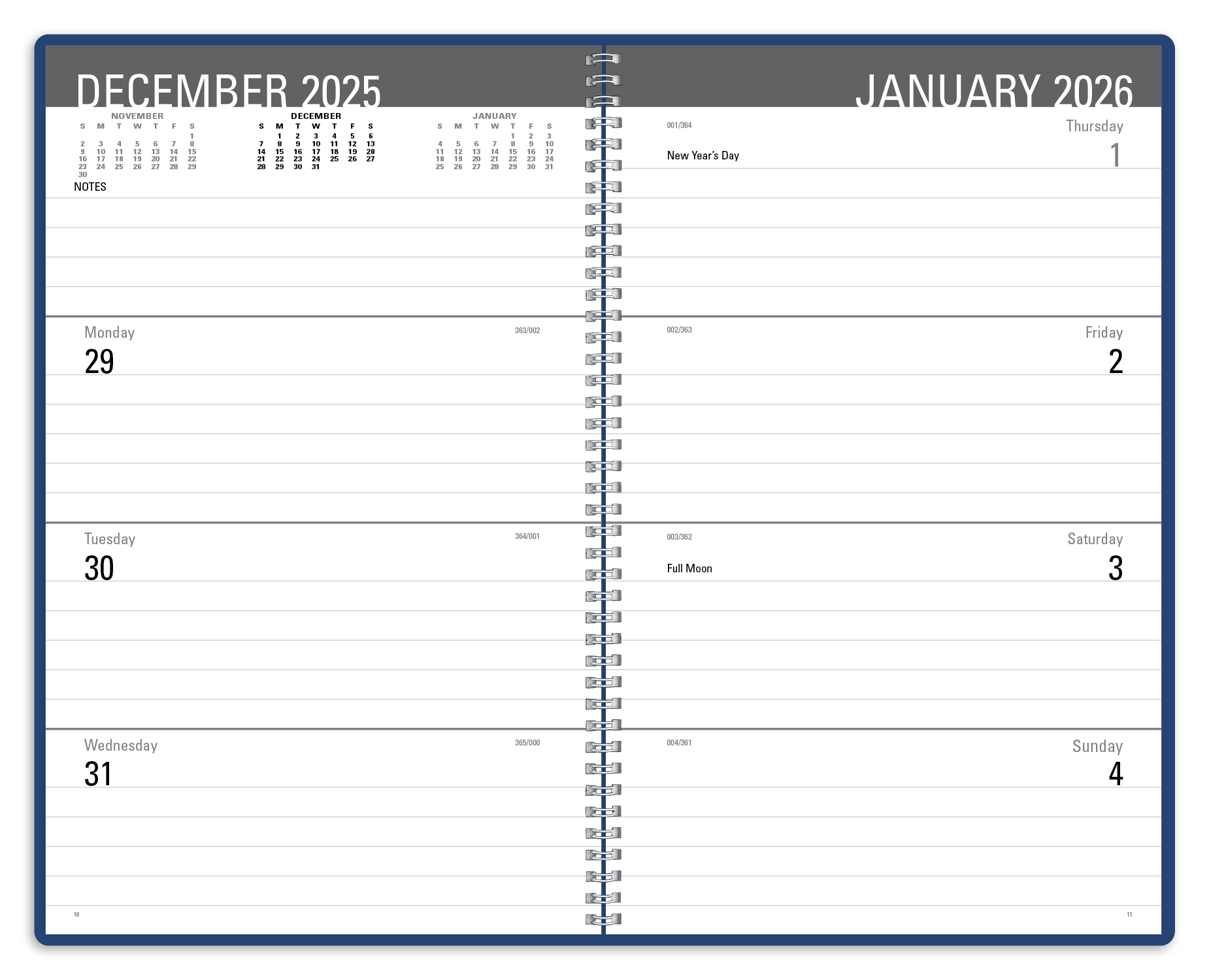 Triumph® Calendars Classic Weekly Desk Planner 37