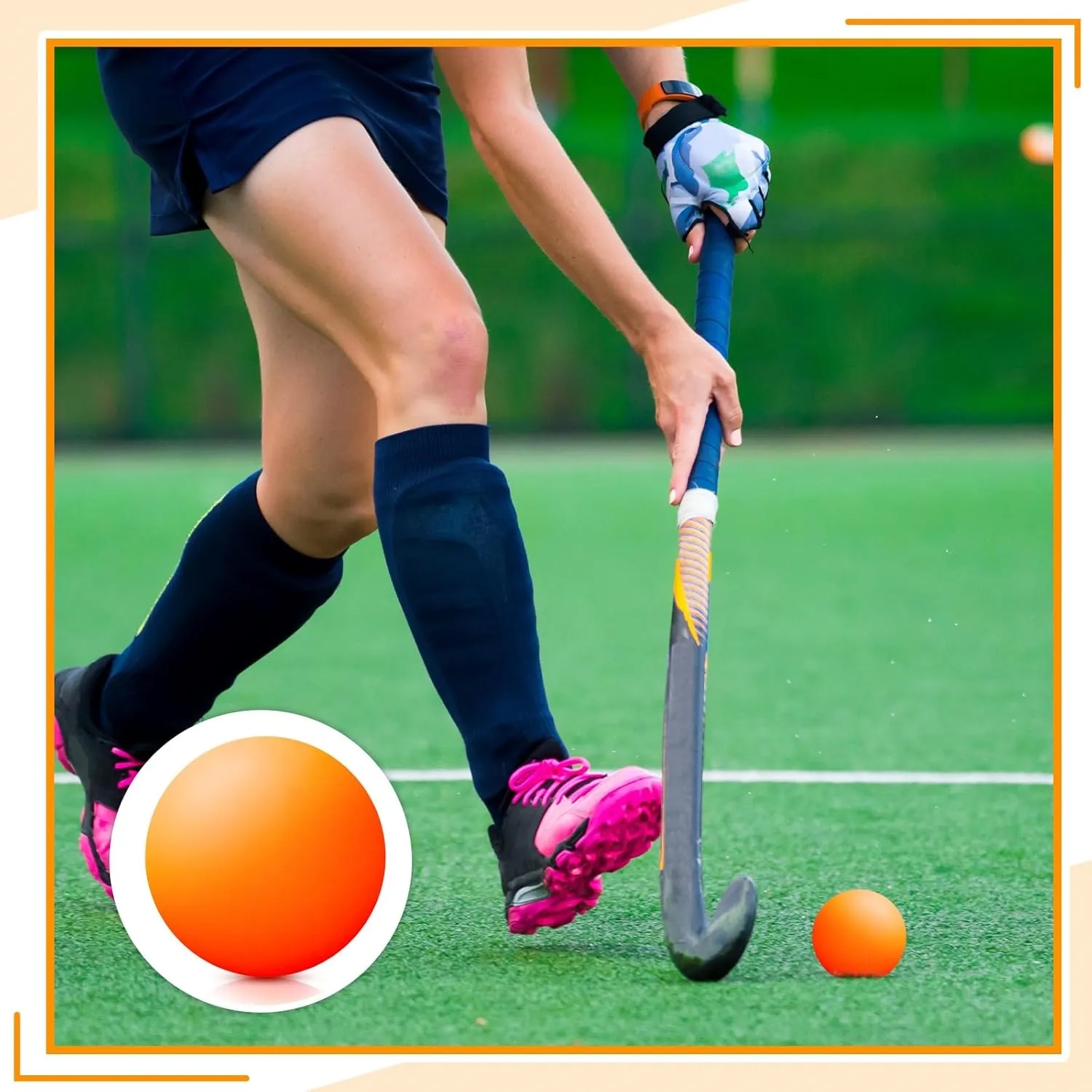2.5'' Silicone Street Hockey Ball 9