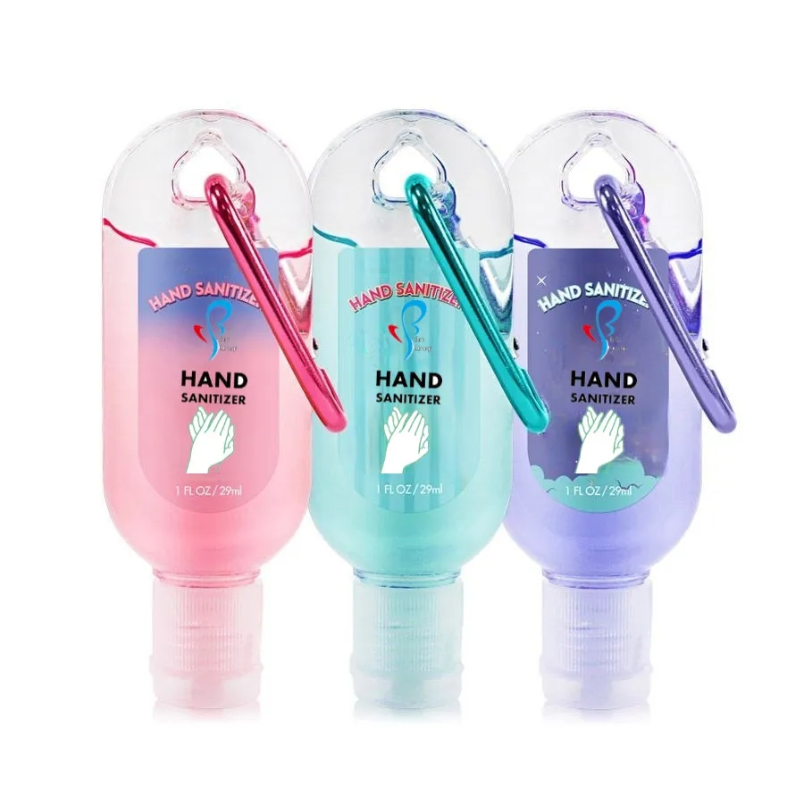 Hand Sanitizer Travel Size With Carabiner 7