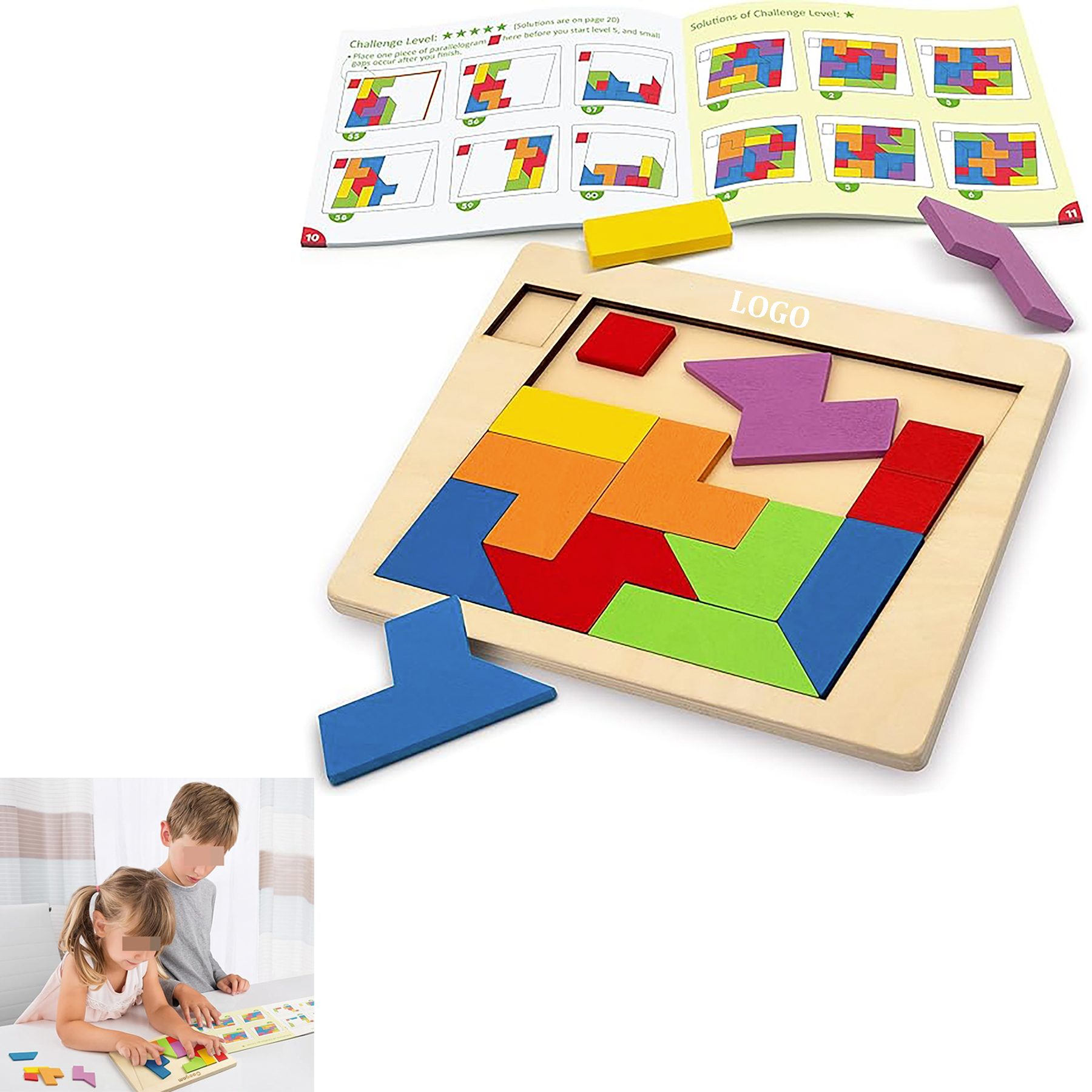 Geometric Montessori Puzzle 1