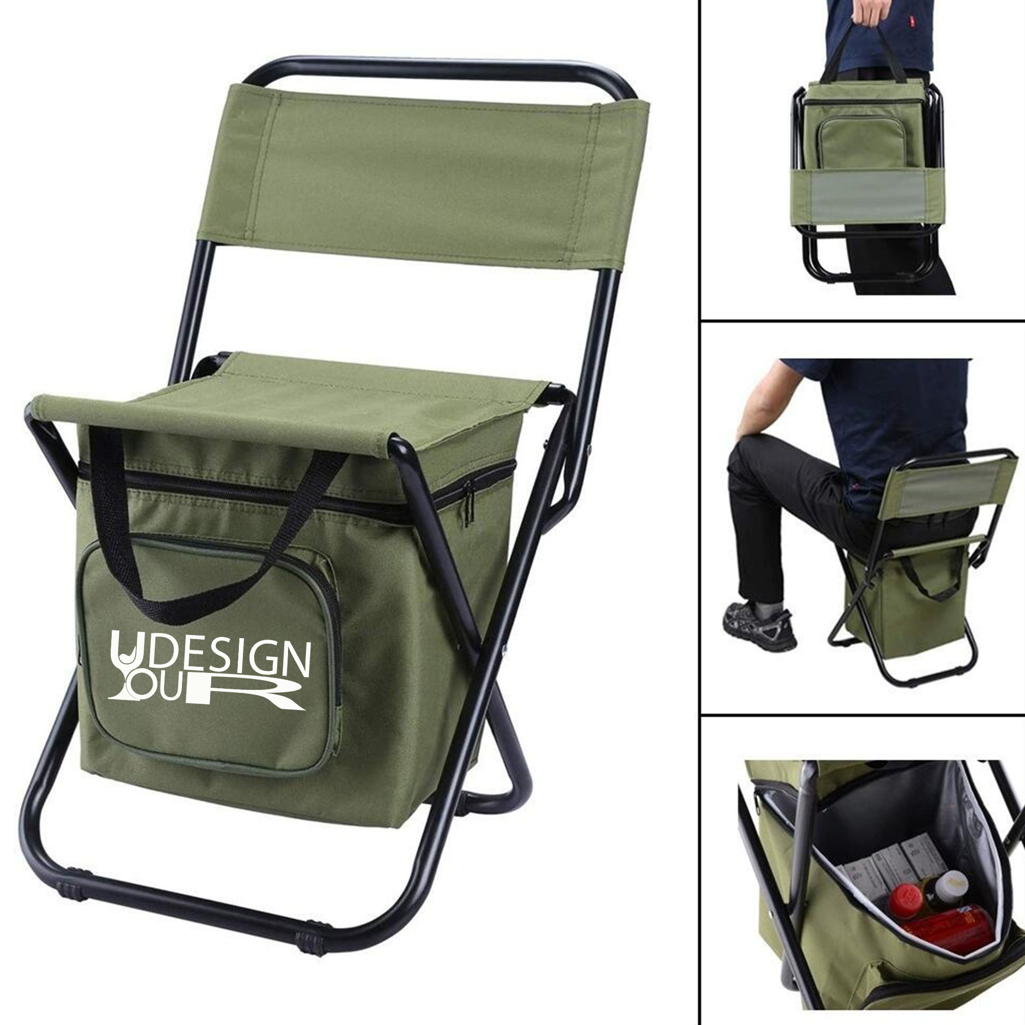 Fishing Chair with Cooler Bag 2