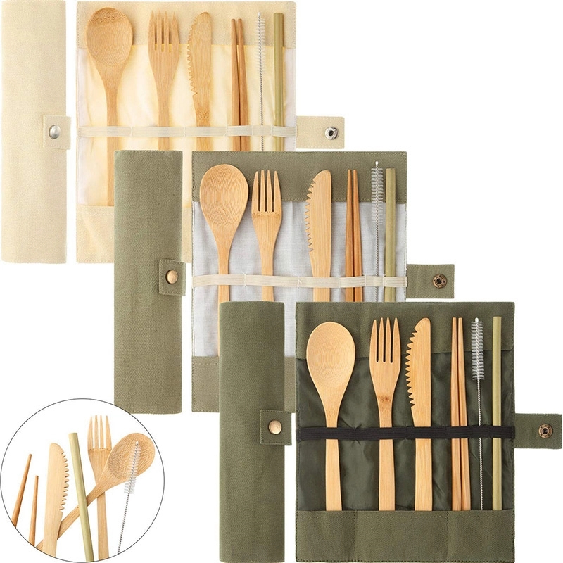 Bamboo Utensil Set Dinnerware 2