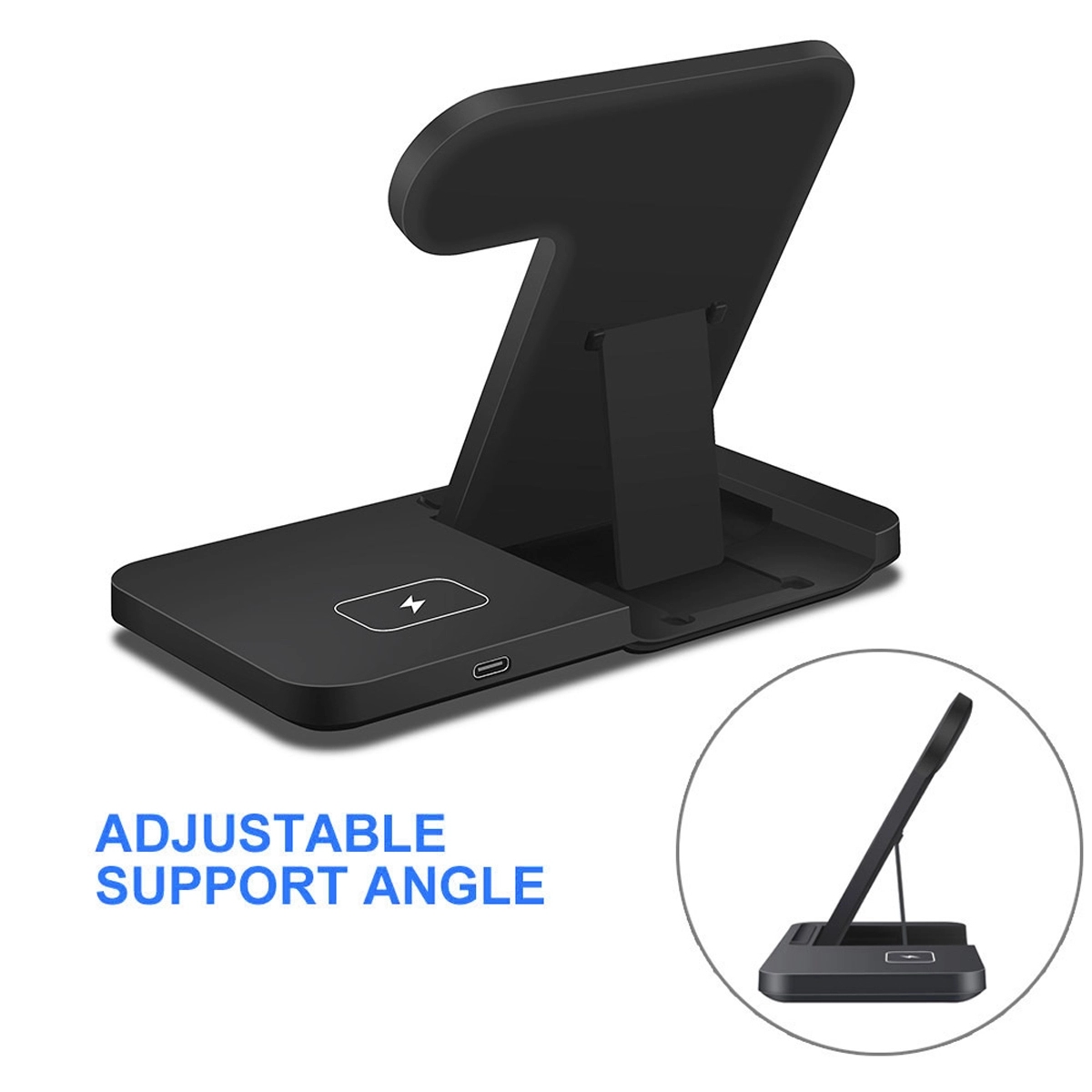 3 in 1 Qi Fast Charging Station 4