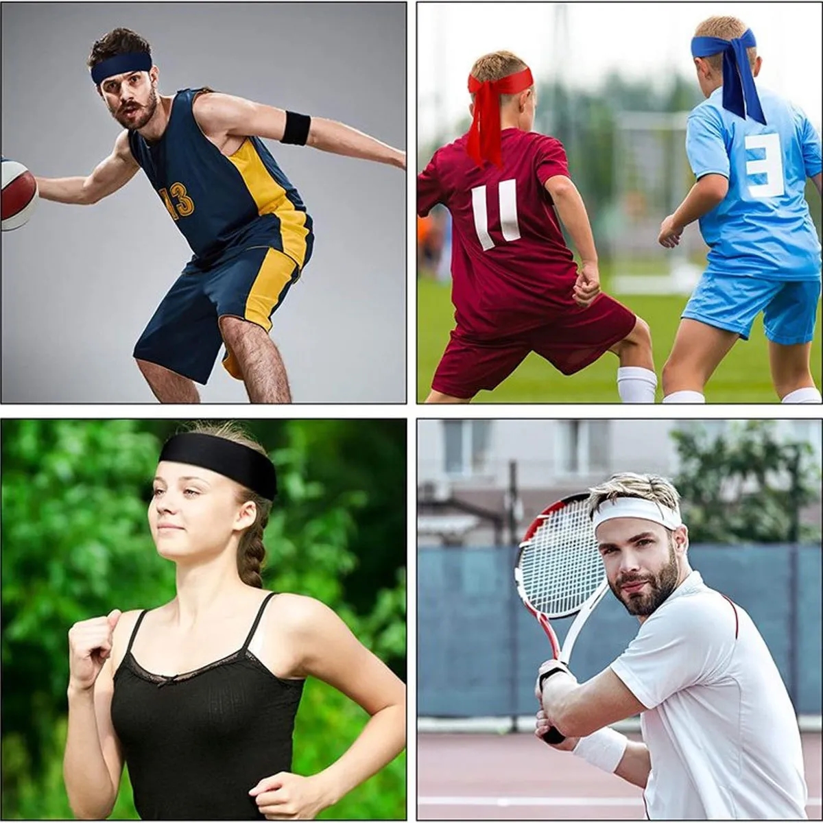 Ultra-Thin Sweat Absorption Fitness Headband Head Scarf 3