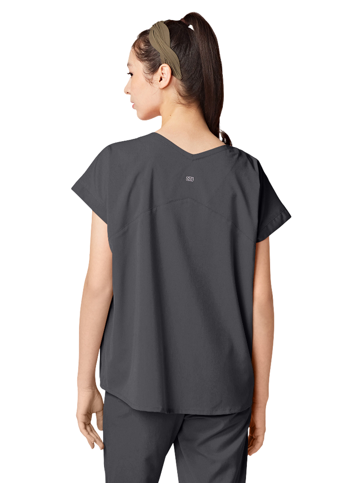Parkley ABC - Women's Oversized Two-Pocket Dolman REMY V-Neck Top 10