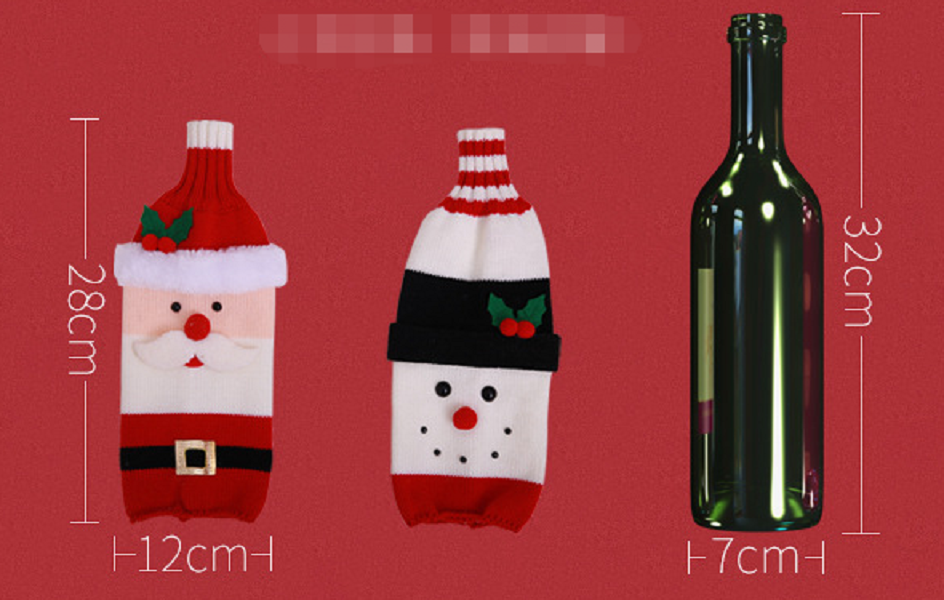 Christmas Sweater Wine Bottle covers Decorations 6
