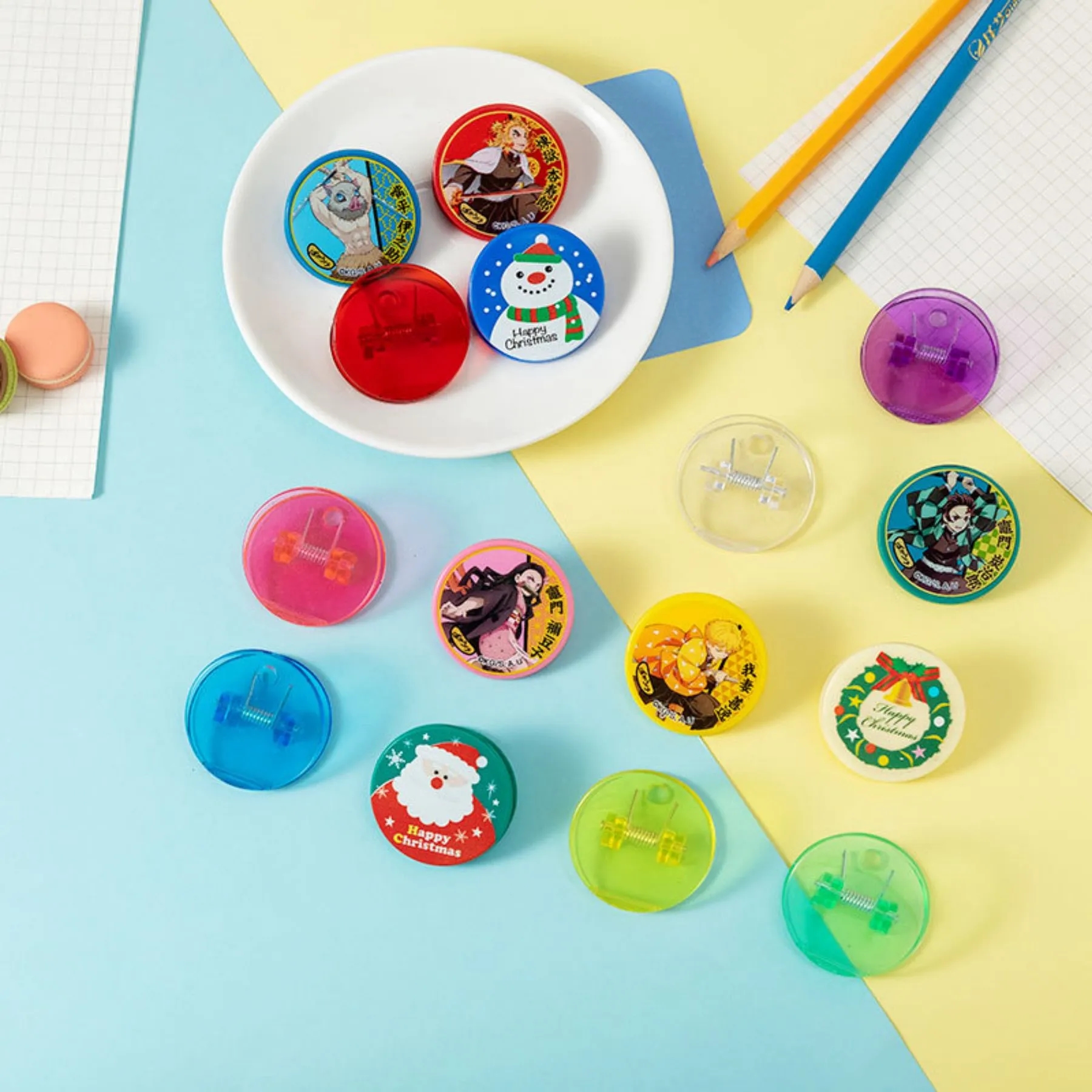 Round Acrylic Clip 4