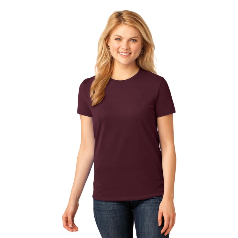Port & Company Women's Core Cotton Tee. 53