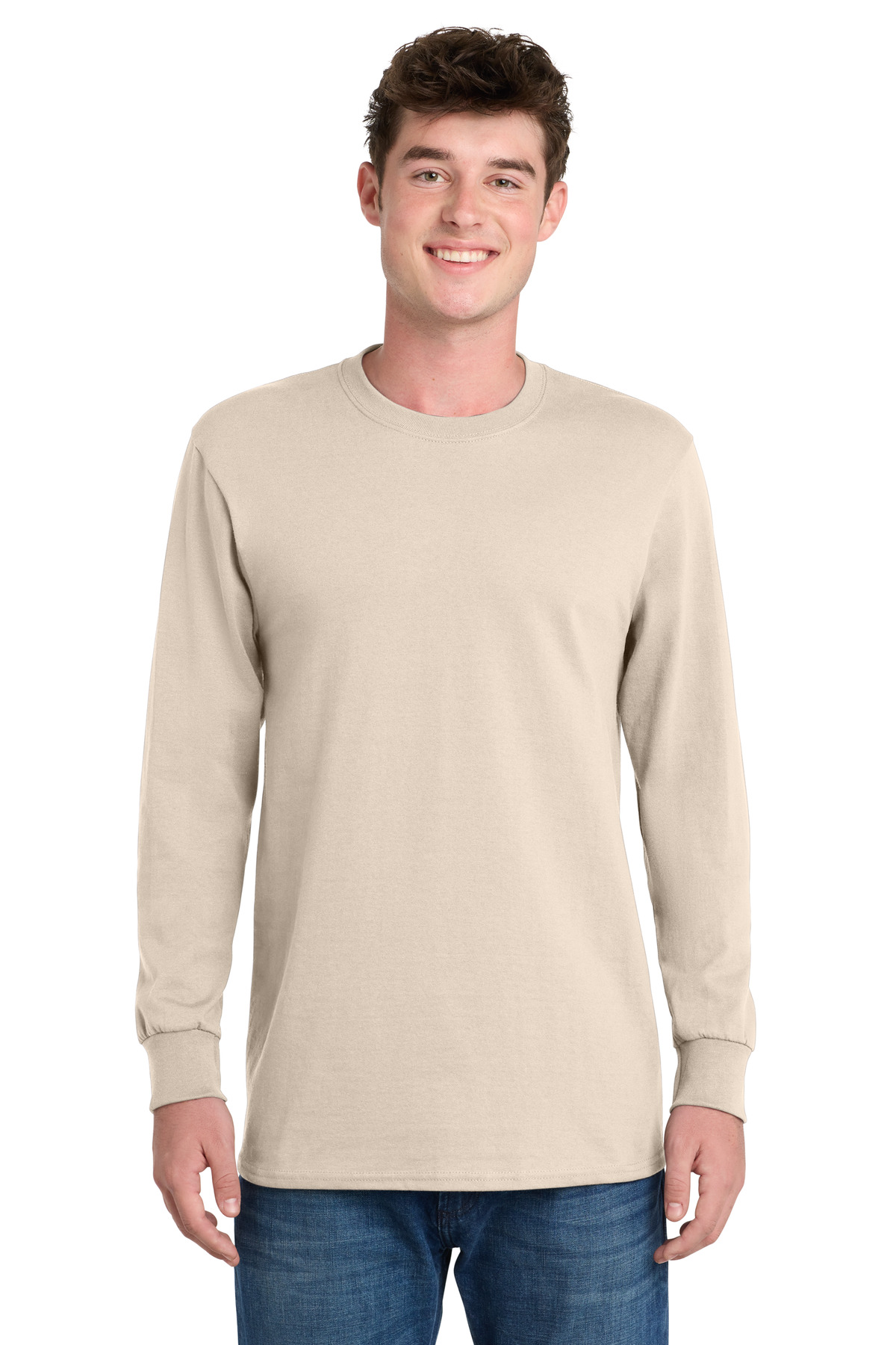 Port & Co Tall Long Sleeve Essential Tee. PC61LST 142