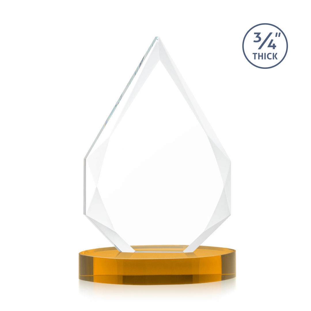 Hawthorne Award on Alberton Base - Amber 5