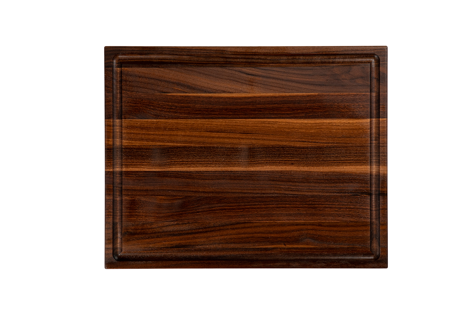 Walnut Cutting Board with Juice Groove and Handle 19"x15"x1-1/2" 3