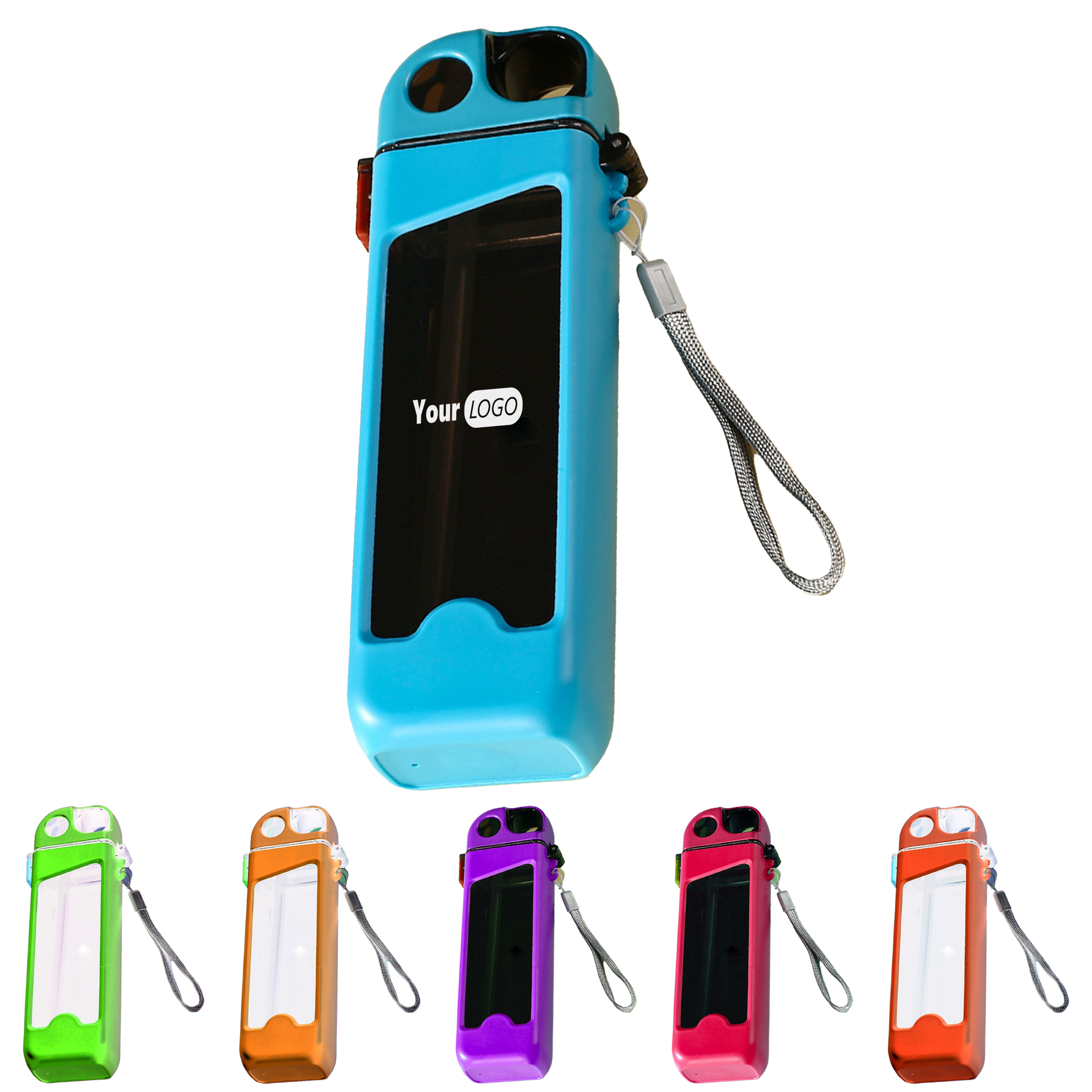 Plastic Customizable Square Sports Water Bottle For Active Lifestyles 2