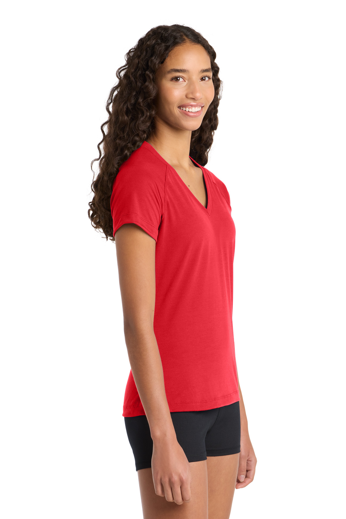 Sport-Tek Women's Ultimate Performance V-Neck. LST700 9
