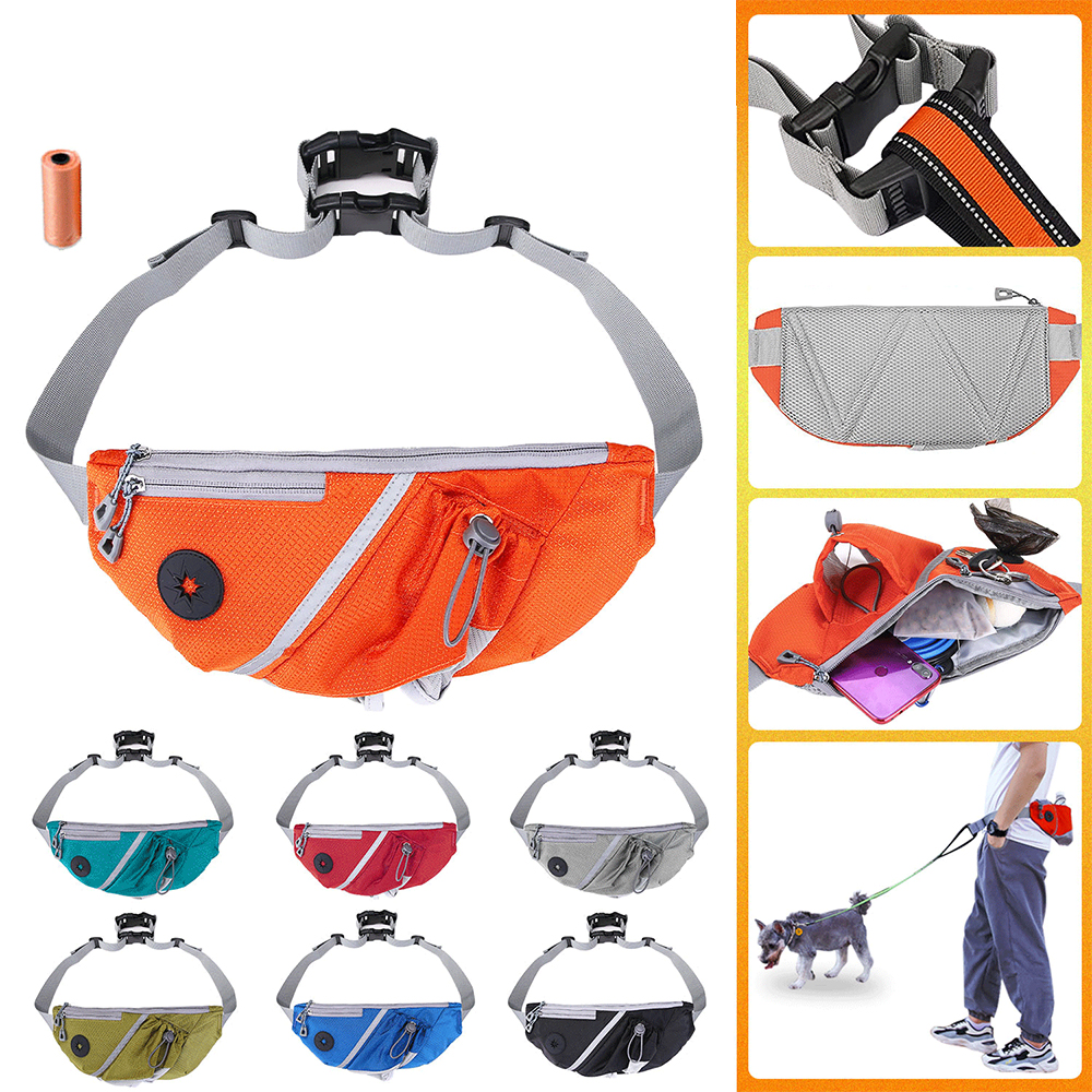 Dog Pull-free Sports Waist Bag Pockets 3