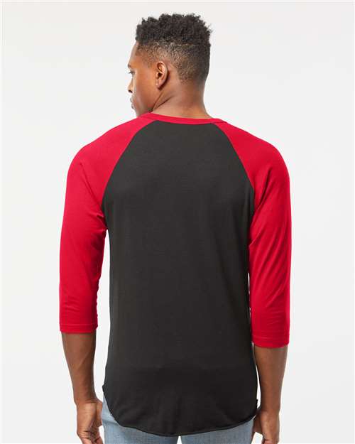 Unisex Fine Jersey Raglan T-Shirt - 245 121